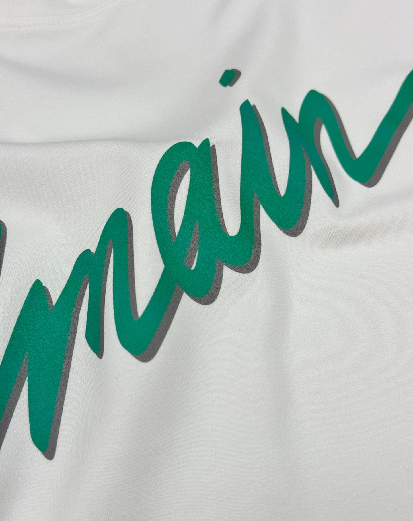 BALMAIN*巴尔曼25s新款莫代尔长袖T恤❤️基础款的领军人物.胸口经典字母大图形3D立体烫画！绿色