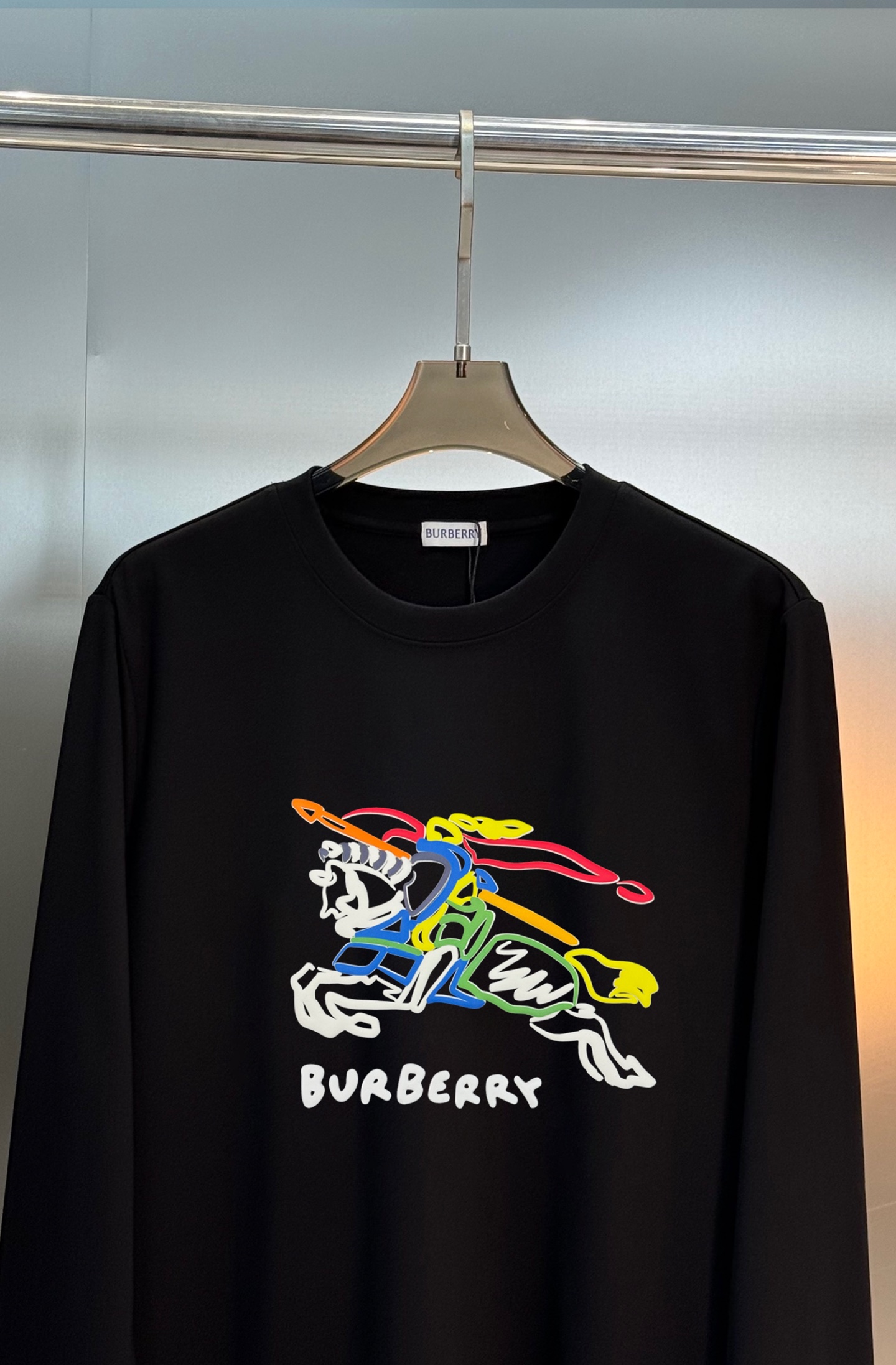 BBR*巴宝莉25s新款莫代尔长袖T恤❤️重工绣花款推荐～焕新升级百搭基础款，贸易公司出品！！甄选优质有