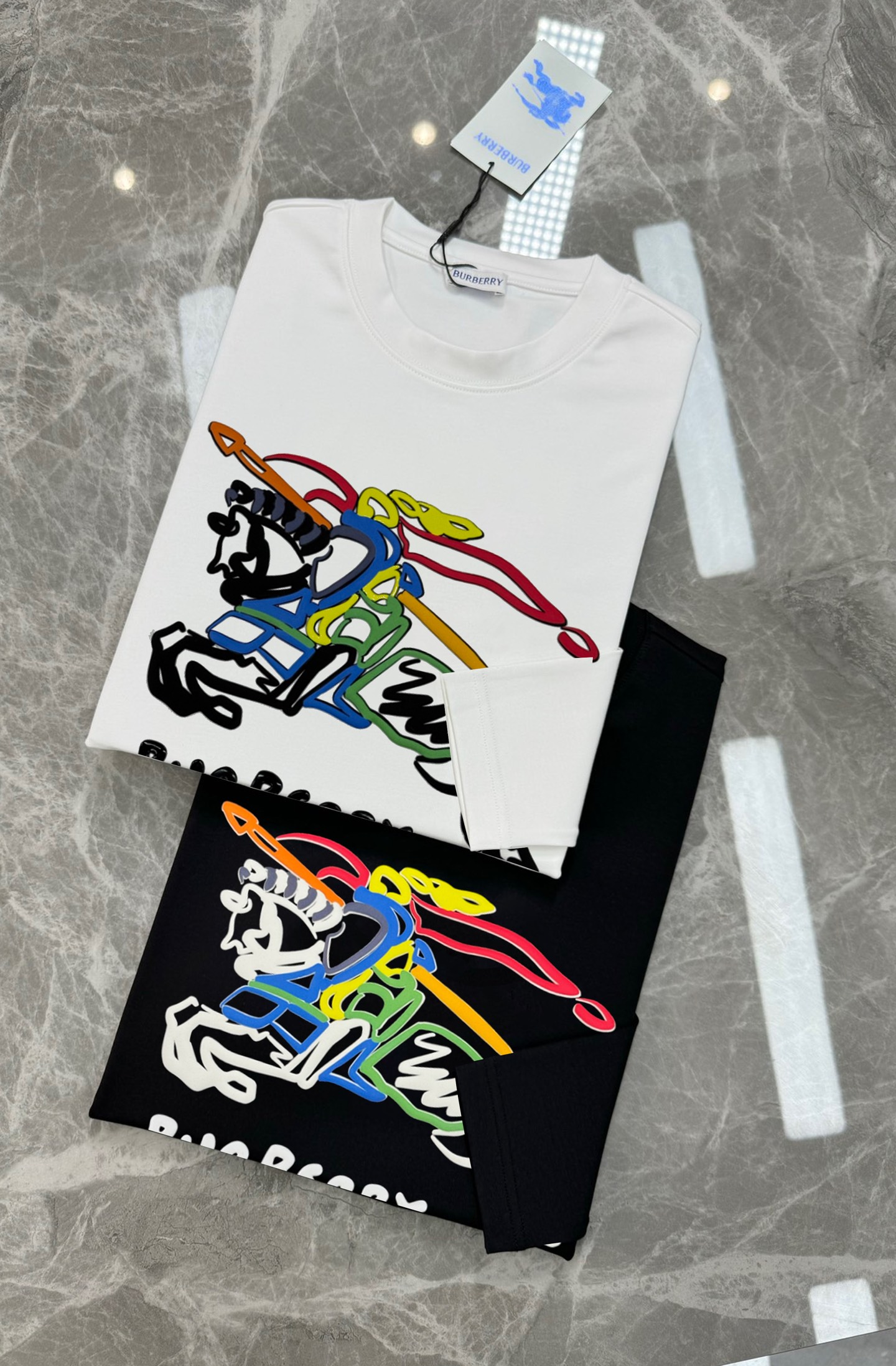 BBR*巴宝莉25s新款莫代尔长袖T恤❤️重工绣花款推荐～焕新升级百搭基础款，贸易公司出品！！甄选优质有