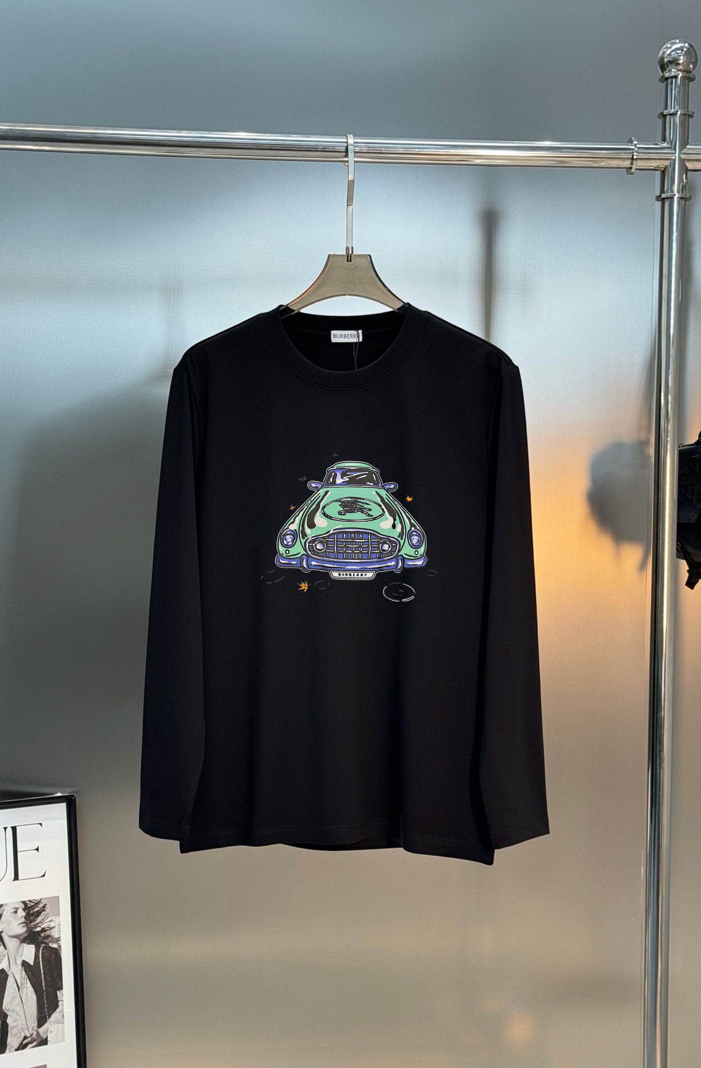 BBR*巴宝-莉25s新款莫代尔长袖T恤.焕新升级百搭基础款，贸易公司出品！！甄选优质有机300g莫代尔