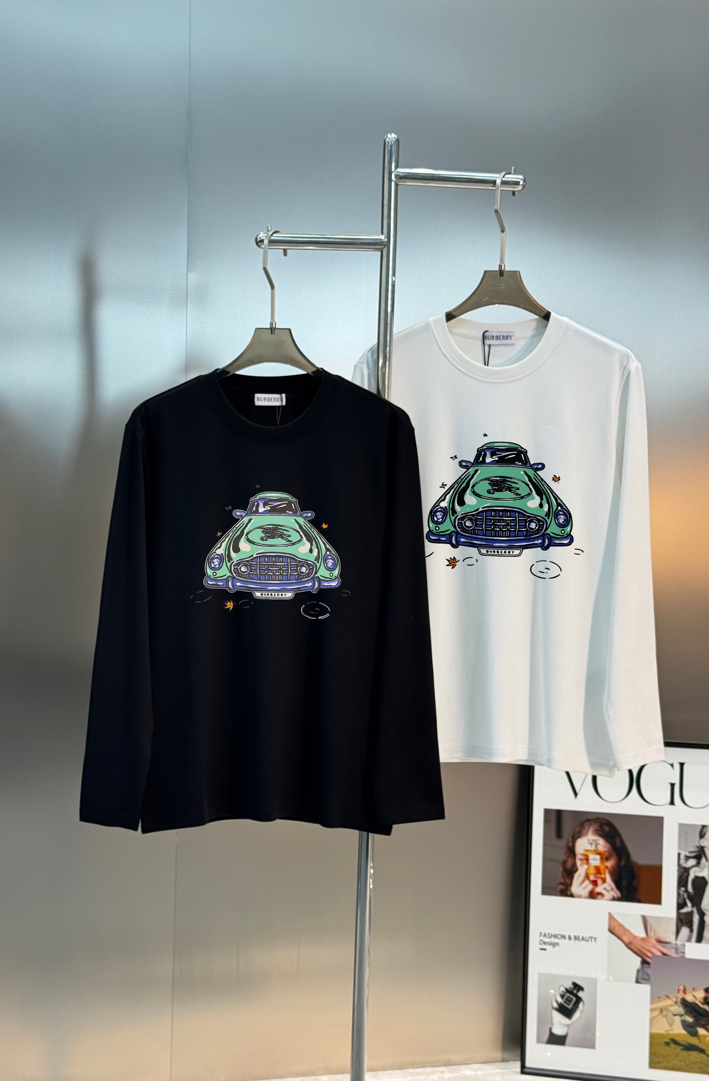 BBR*巴宝-莉25s新款莫代尔长袖T恤.焕新升级百搭基础款，贸易公司出品！！甄选优质有机300g莫代尔