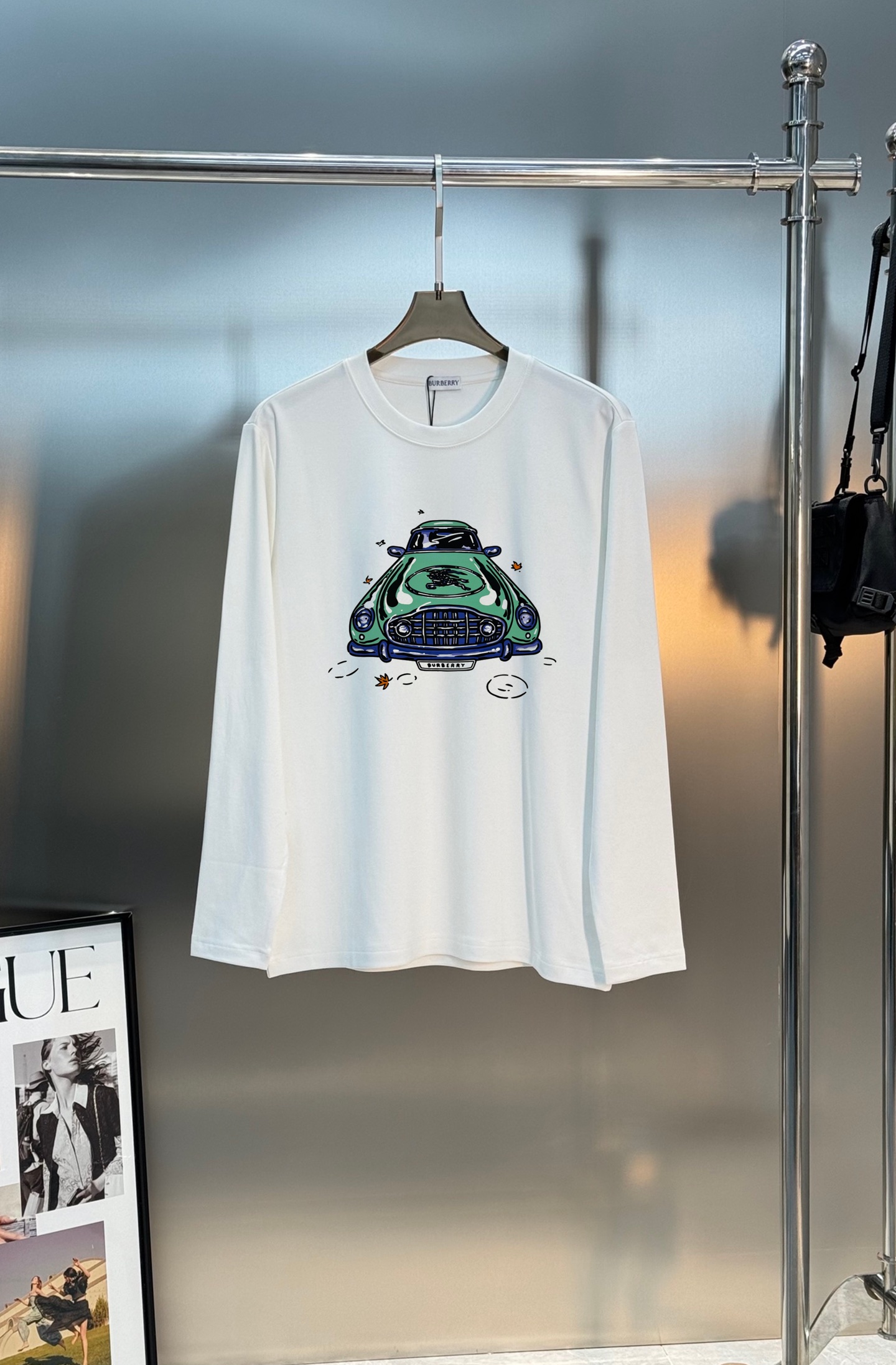 BBR*巴宝-莉25s新款莫代尔长袖T恤.焕新升级百搭基础款，贸易公司出品！！甄选优质有机300g莫代尔