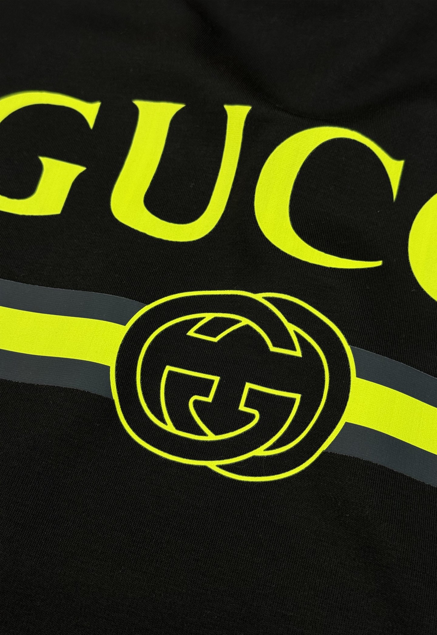 GUCC*古-齐25s新品莫代尔长袖T恤.非常趣味的即视感！！！胸前经典多彩徽标费时费工，撞色烫画工艺.