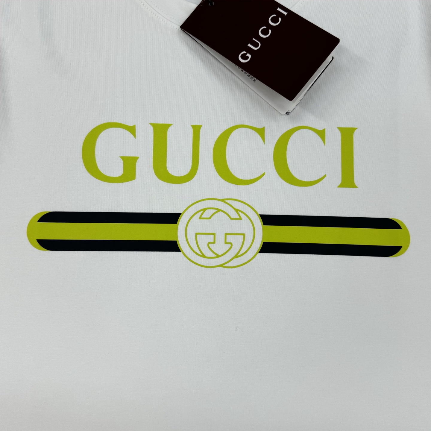 GUCC*古-齐25s新品莫代尔长袖T恤.非常趣味的即视感！！！胸前经典多彩徽标费时费工，撞色烫画工艺.