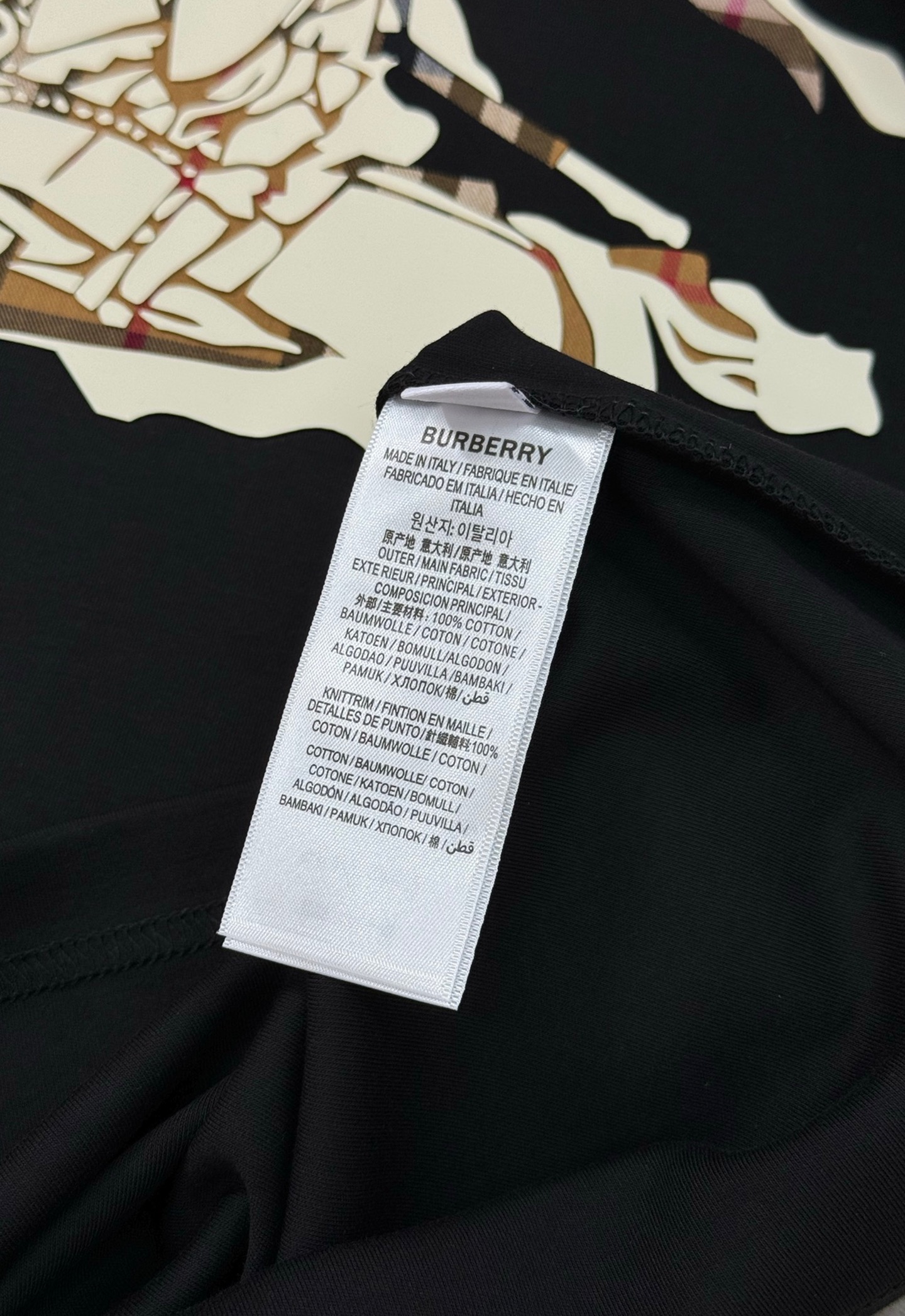 BBR*巴宝莉25s新款战马长袖莫代尔T恤.焕新升级百搭基础款，贸易公司出品！！甄选优质有机300g莫代