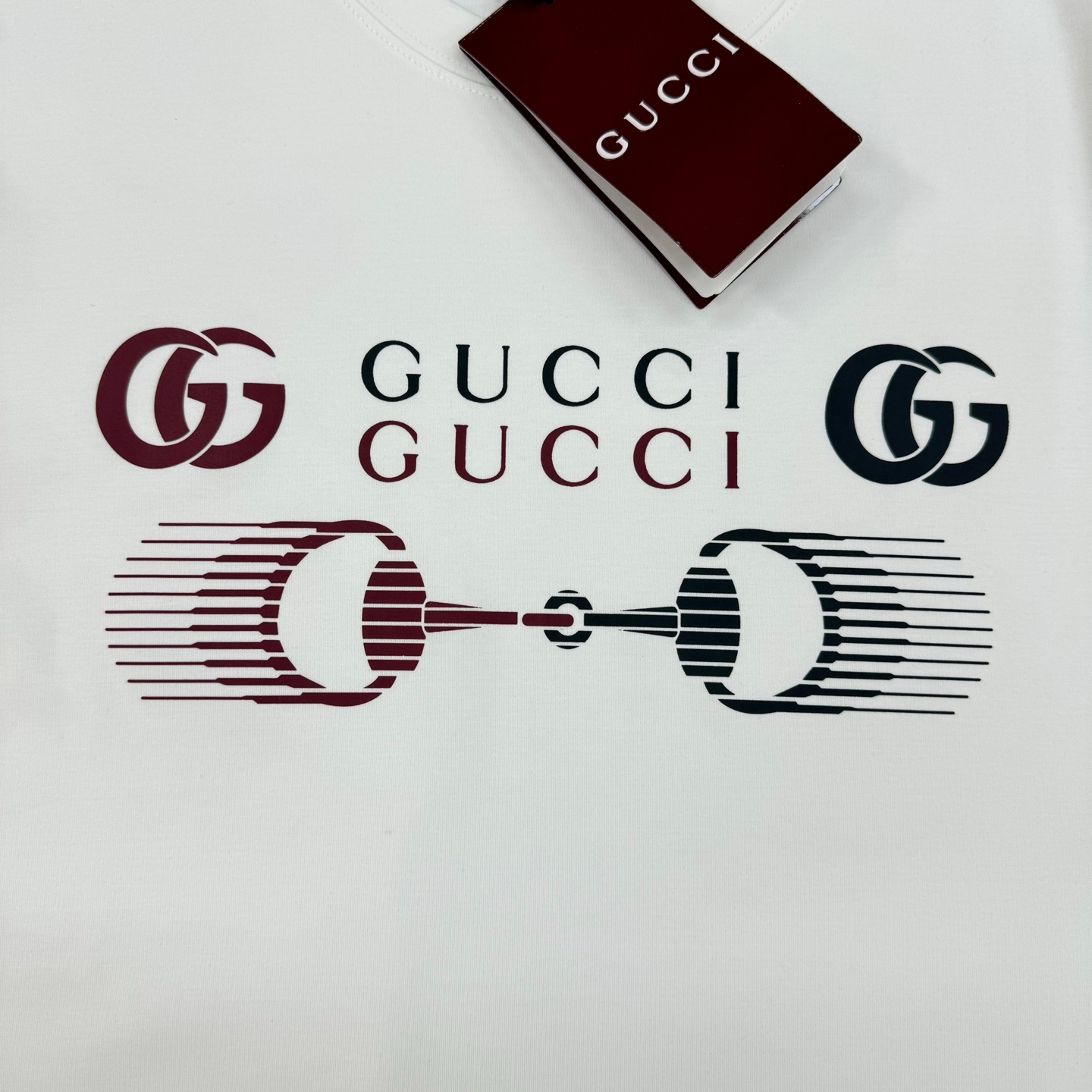 GUCC*古-齐25s新品莫代尔长袖T恤.非常趣味的即视感！！！胸前经典多彩徽标费时费工，双层烫画工艺.