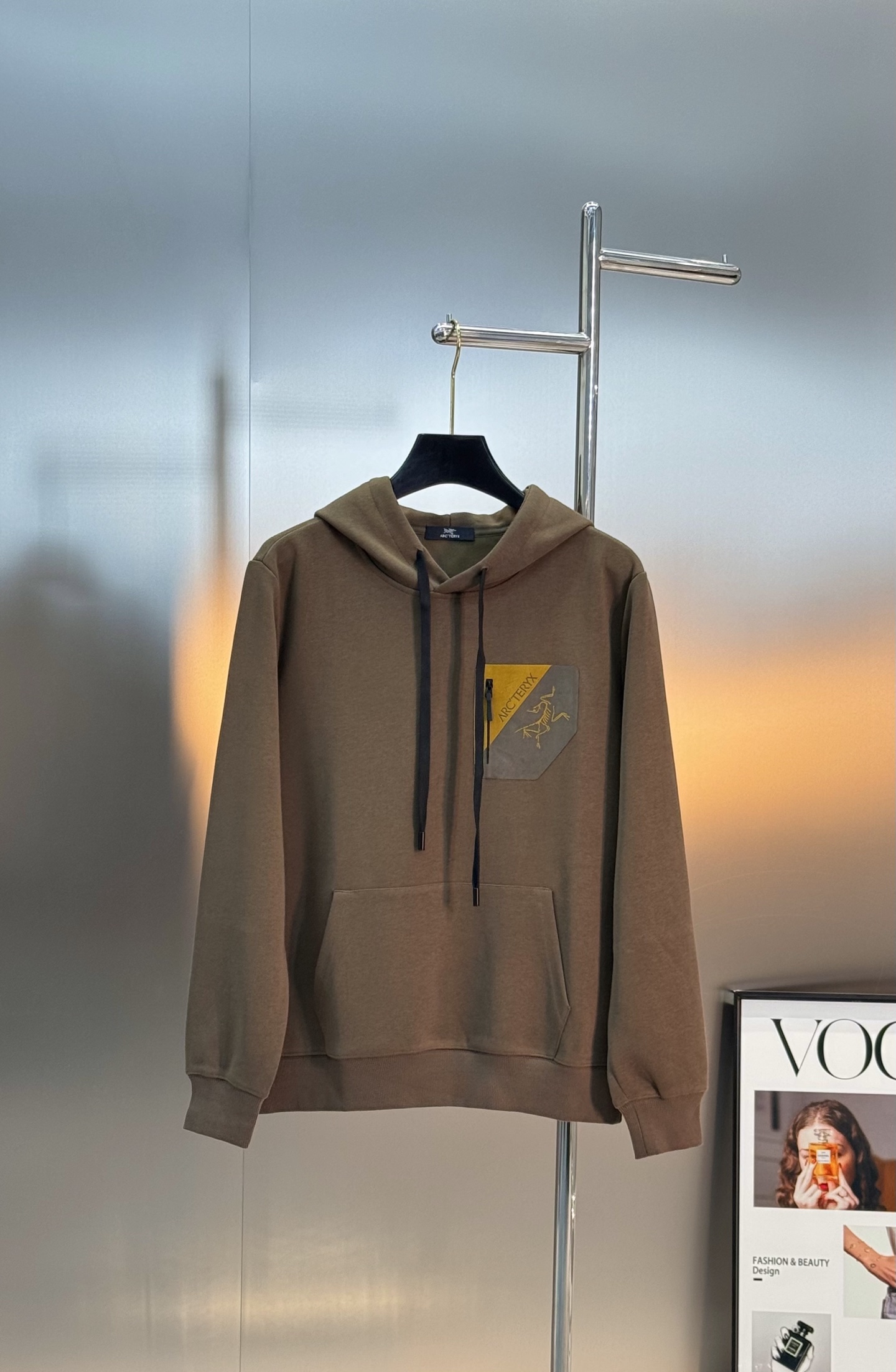 ARCTERY*始祖*鸟新款连帽卫衣.25s爆款推荐！男女同款小红书同步！胸口定制皮牌.原版拉锁精致鸟搭