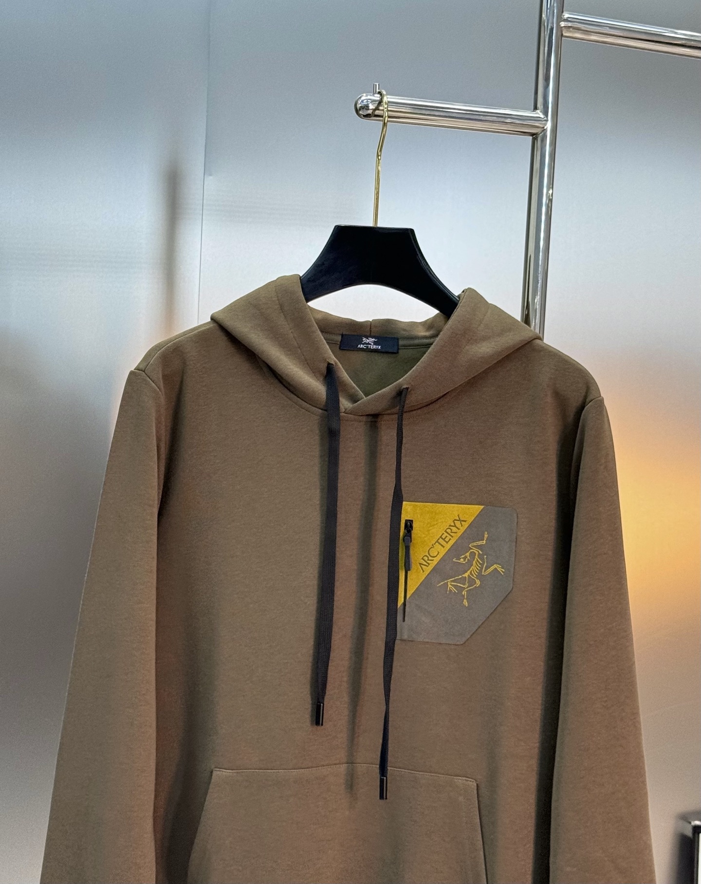 ARCTERY*始祖*鸟新款连帽卫衣.25s爆款推荐！男女同款小红书同步！胸口定制皮牌.原版拉锁精致鸟搭