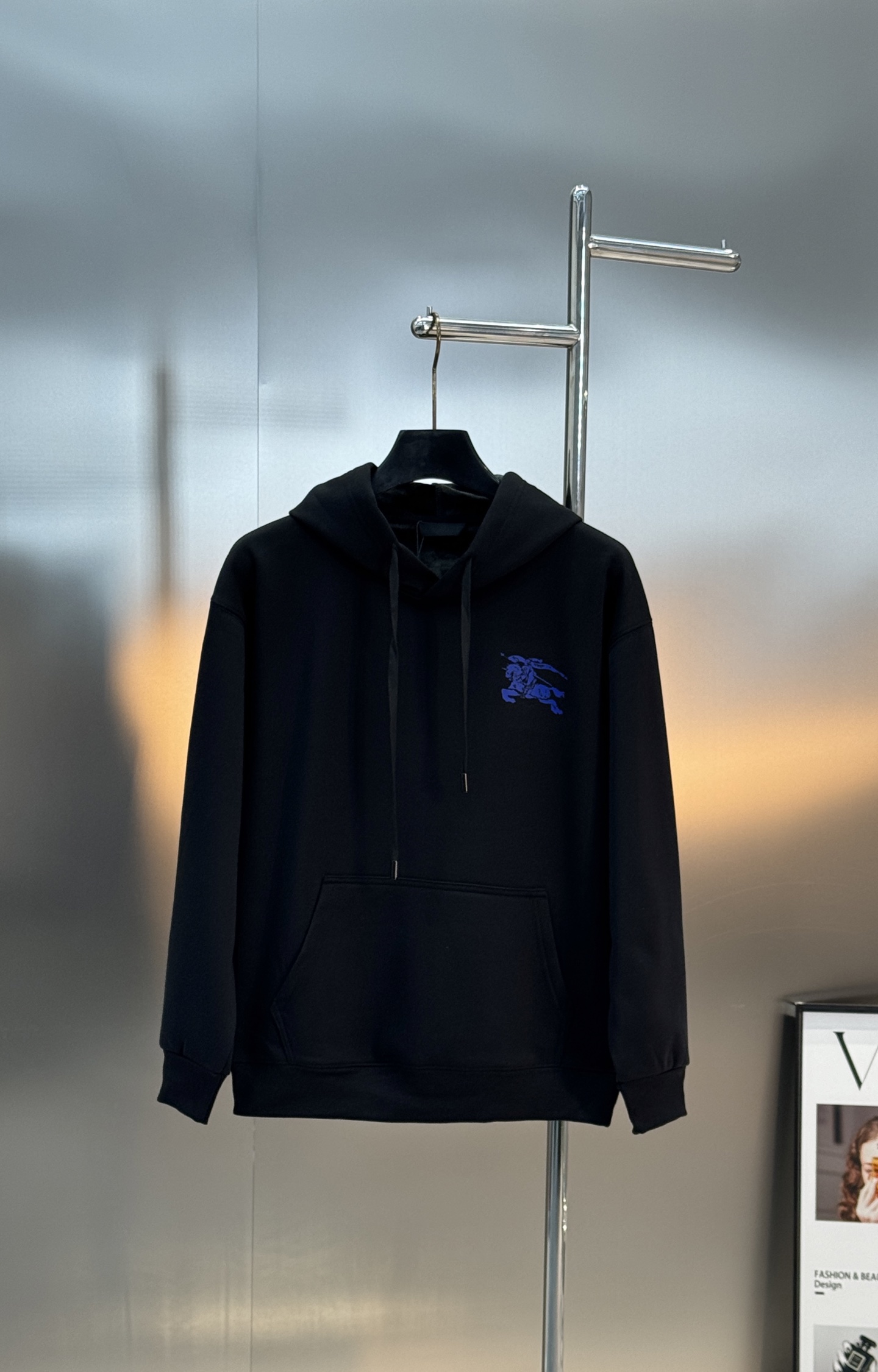 Burberry巴宝莉经典战马徽标连帽卫衣套装.加绒款推荐❤️男女同款！衣身搭配经典蓝马骑士战马logo