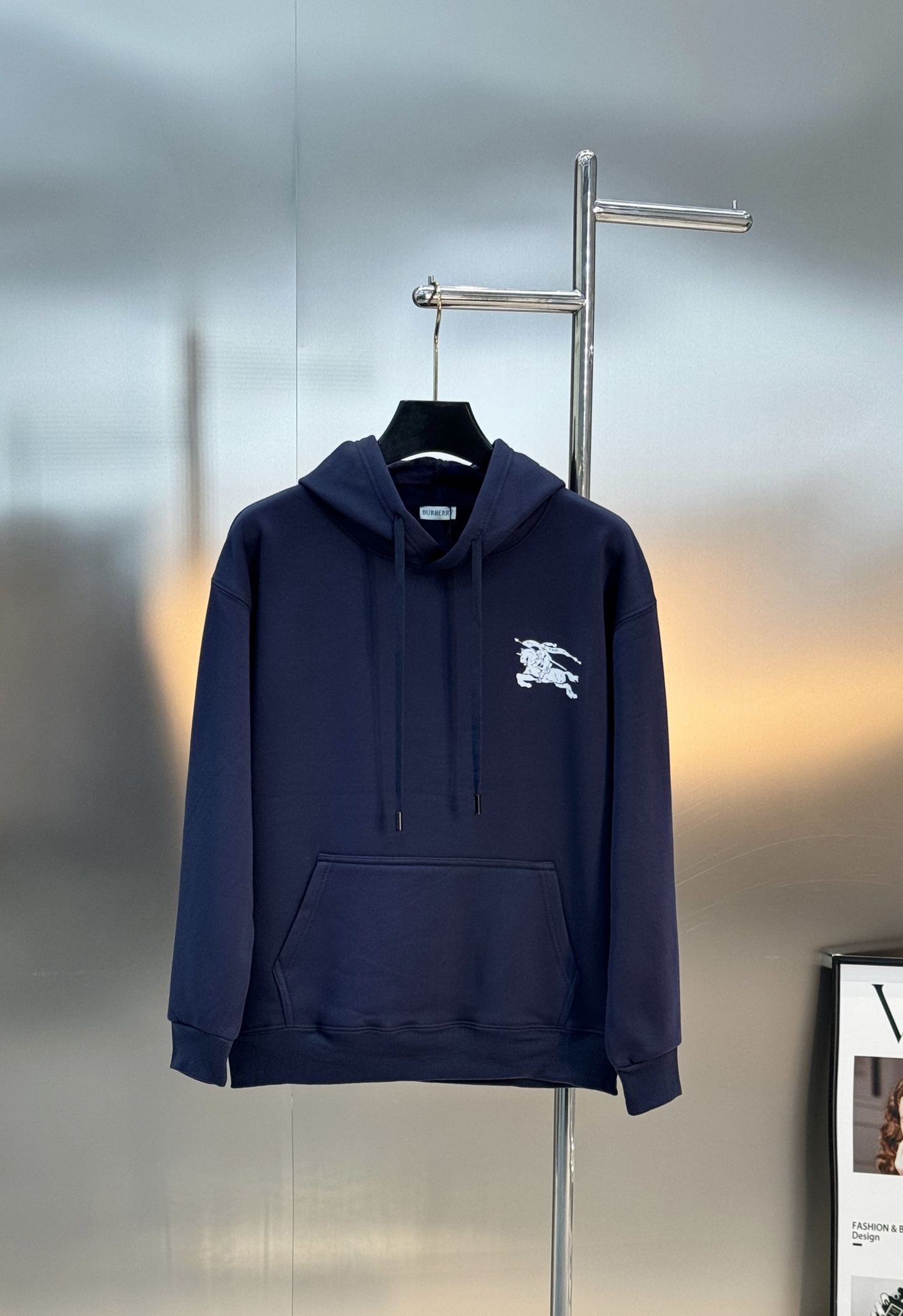 Burberry巴宝莉经典战马徽标连帽卫衣套装.加绒款推荐❤️男女同款！衣身搭配经典蓝马骑士战马logo