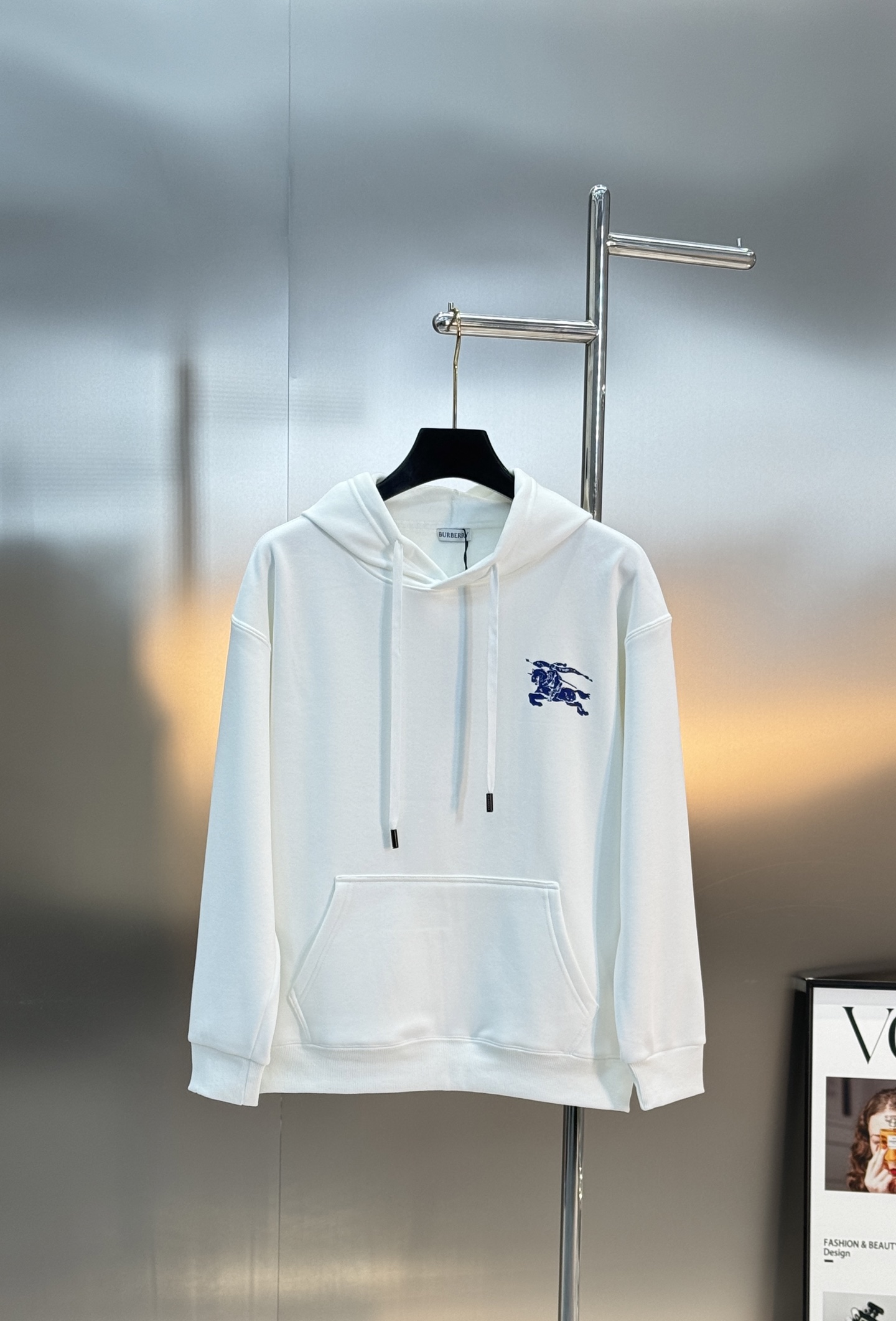 Burberry巴宝莉经典战马徽标连帽卫衣套装.加绒款推荐❤️男女同款！衣身搭配经典蓝马骑士战马logo