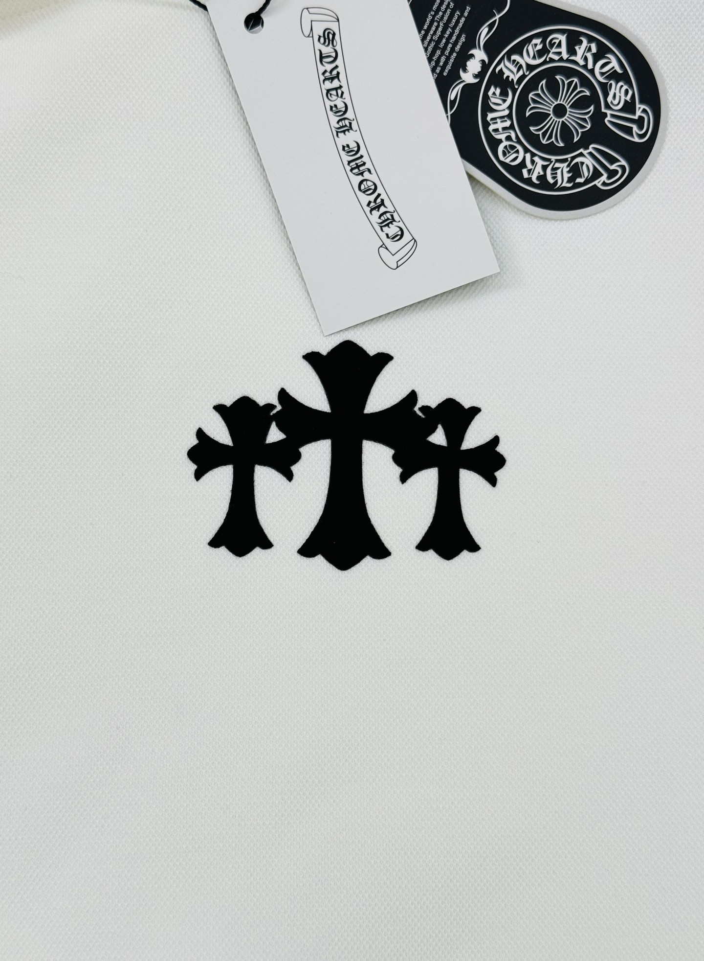 ChromeHearts*克罗心25s新款连帽卫衣.男女同款！经典十字造型颜值担当.张扬个性图形字母搭配