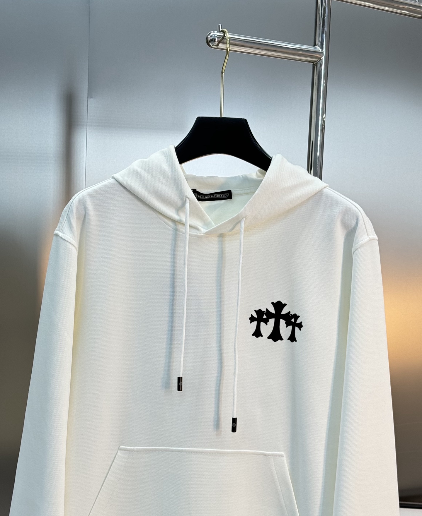 ChromeHearts*克罗心25s新款连帽卫衣.男女同款！经典十字造型颜值担当.张扬个性图形字母搭配