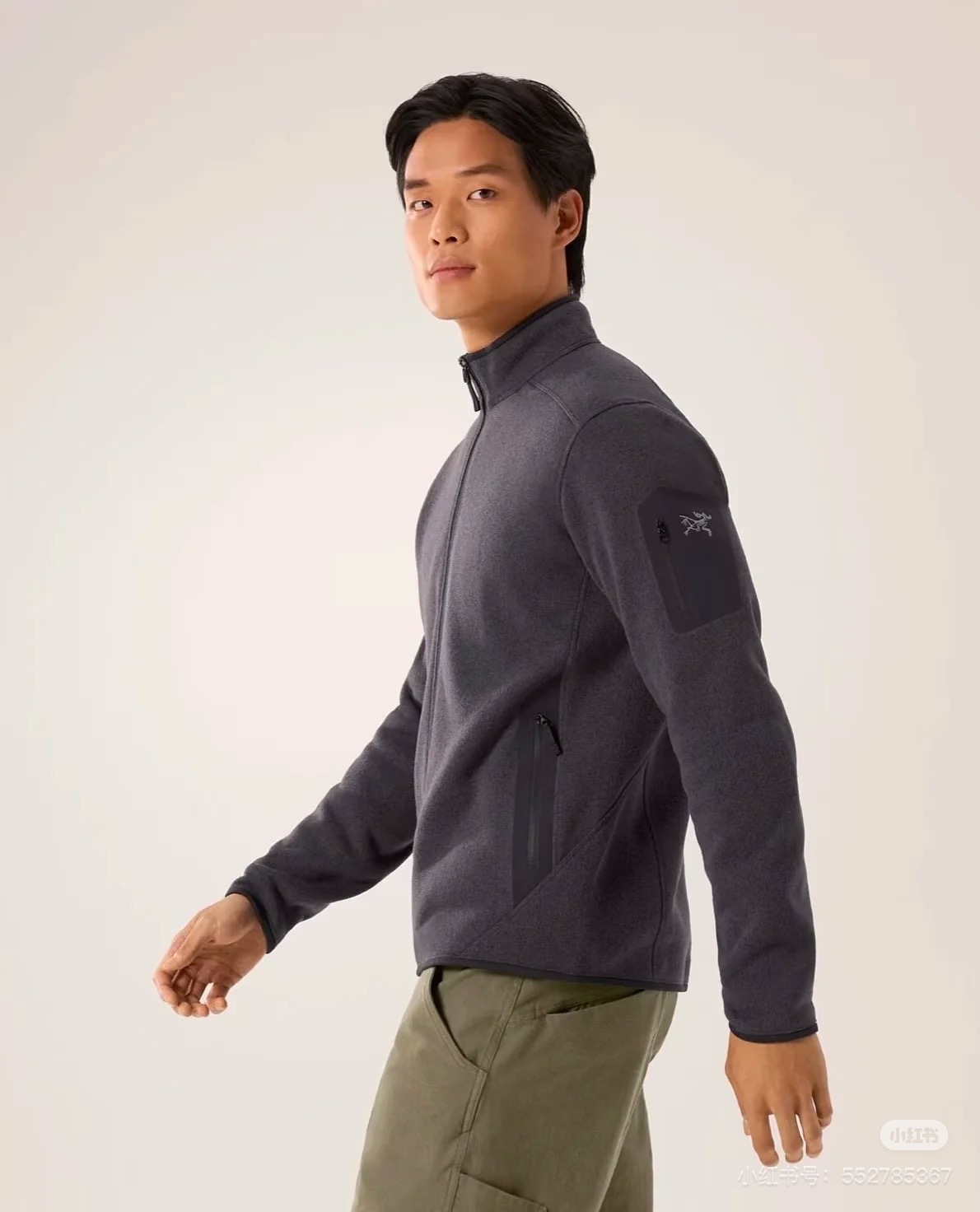 ARC'TERYX始祖鸟原单夹克新品推荐！男女同款！混色抓绒面料.超级特别.保暖又柔软！这款衣服受高山灵