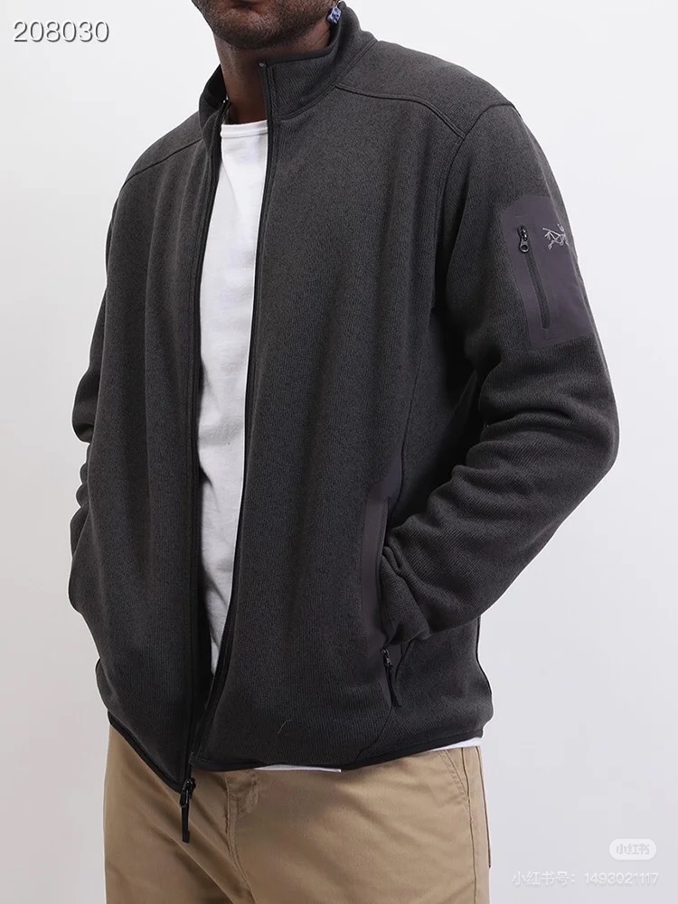 ARC'TERYX始祖鸟原单夹克新品推荐！男女同款！混色抓绒面料.超级特别.保暖又柔软！这款衣服受高山灵