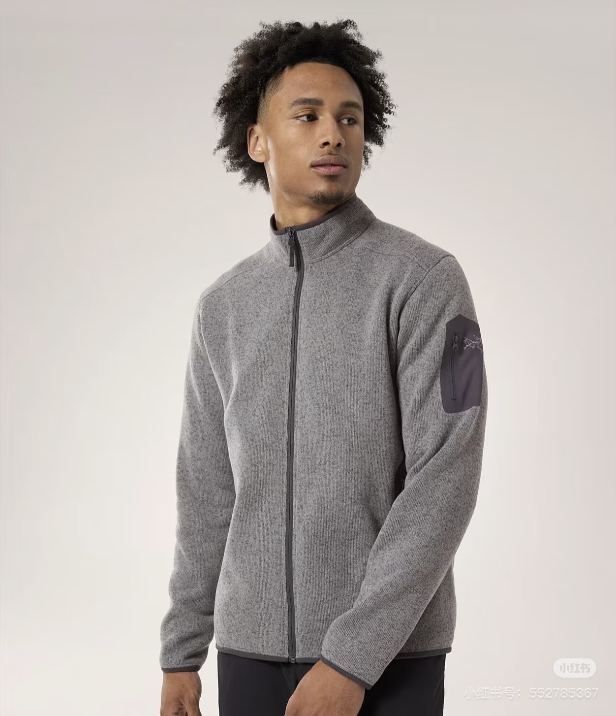 ARC'TERYX始祖鸟原单夹克新品推荐！男女同款！混色抓绒面料.超级特别.保暖又柔软！这款衣服受高山灵