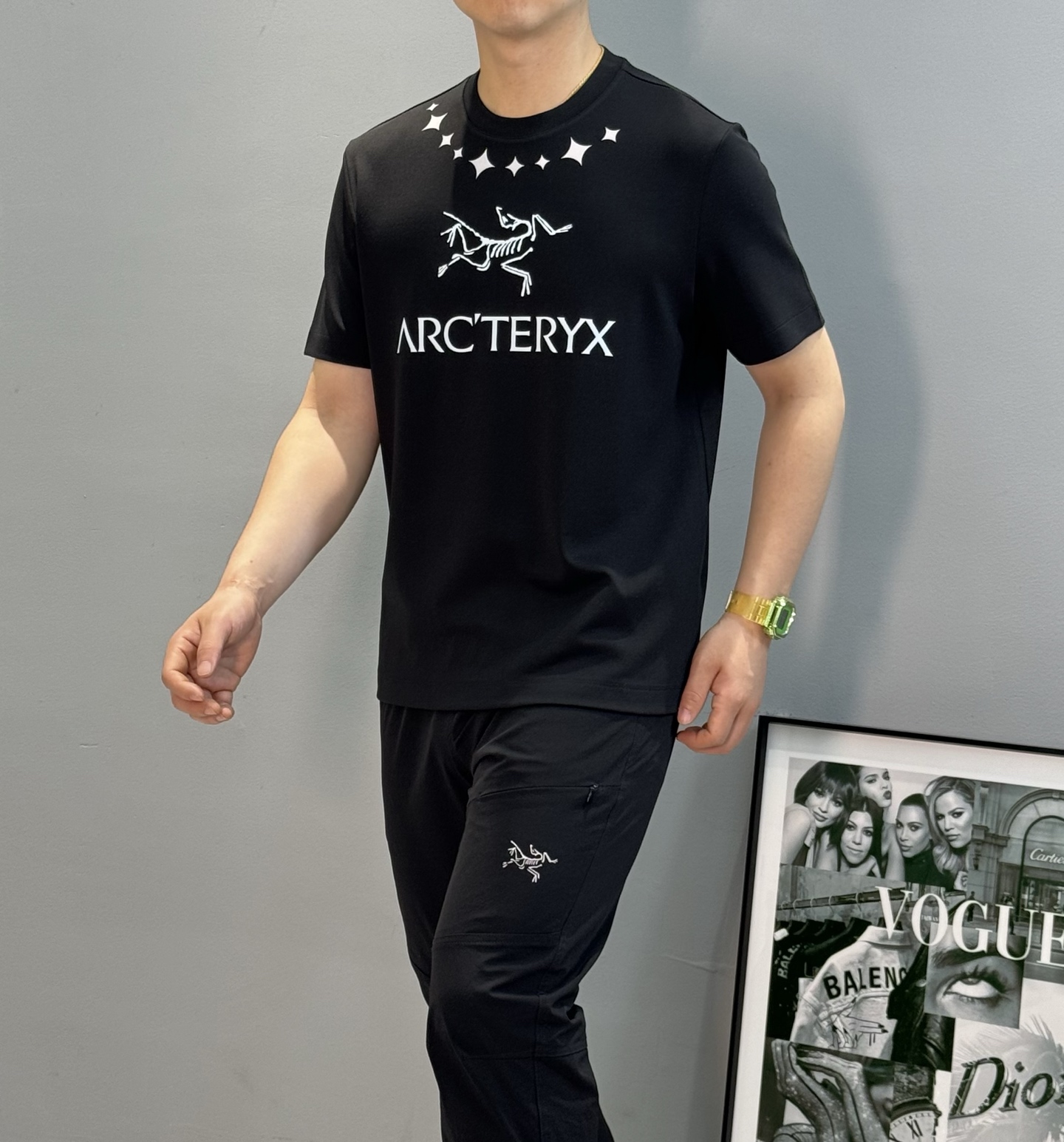 ARC'TERY*始祖-鸟25s新款莫代尔T恤.优选280g莫代尔棉质面料，柔软舒适.裁剪工艺到位没有任