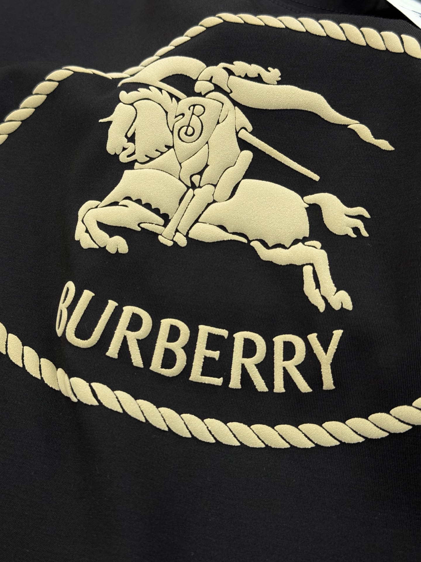 BBR*巴宝莉25s新款战马T恤.新品推荐！焕新升级百搭基础款，贸易公司出品！！甄选优质有机300g莫代