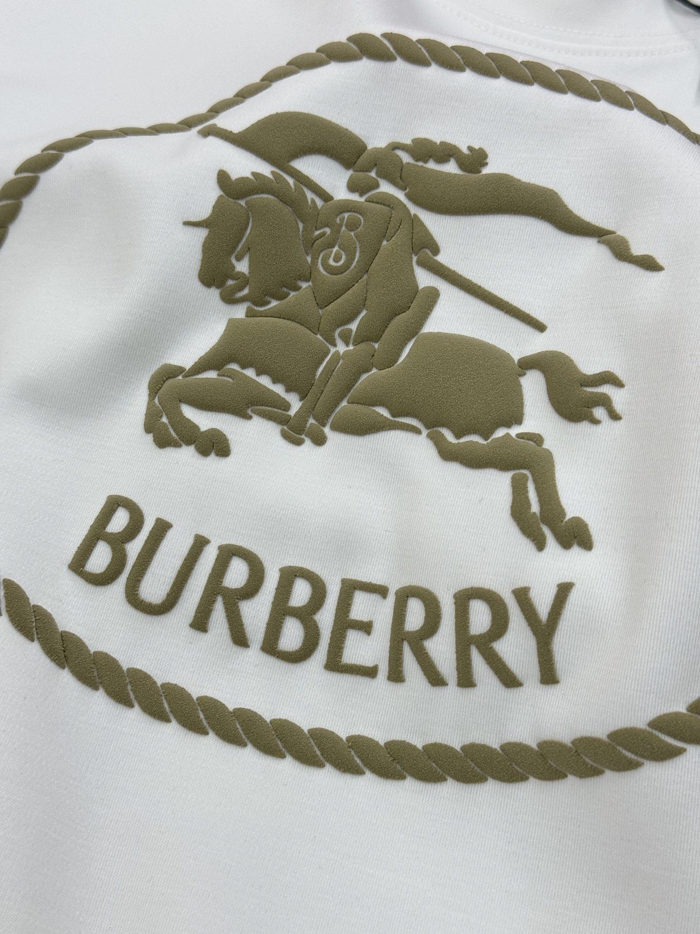 BBR*巴宝莉25s新款战马T恤.新品推荐！焕新升级百搭基础款，贸易公司出品！！甄选优质有机300g莫代