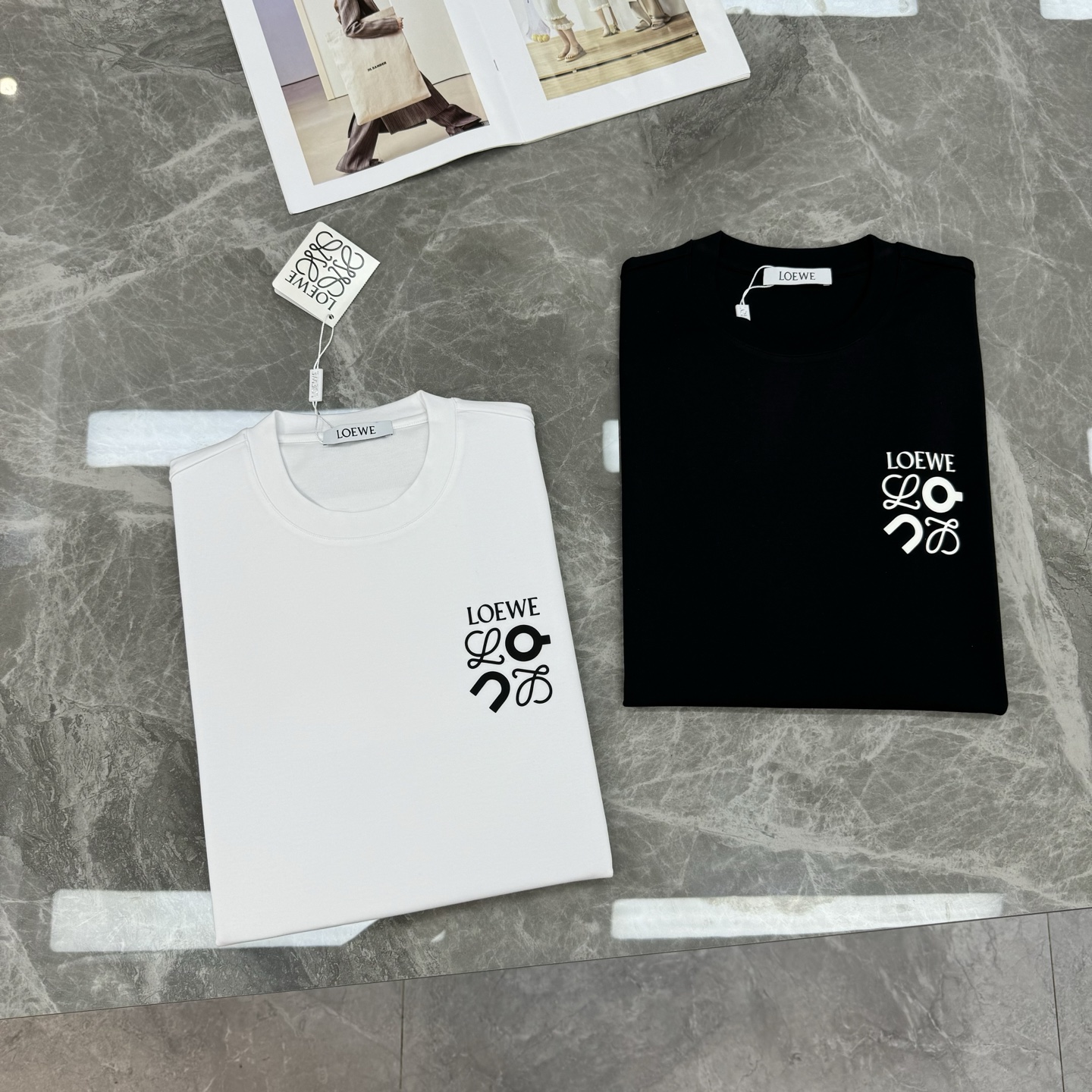 LOEW*E罗意威25s新品莫代尔T恤.联名昂跑原单品质！高品质280g莫代尔面料.超柔软超级质感.舒适