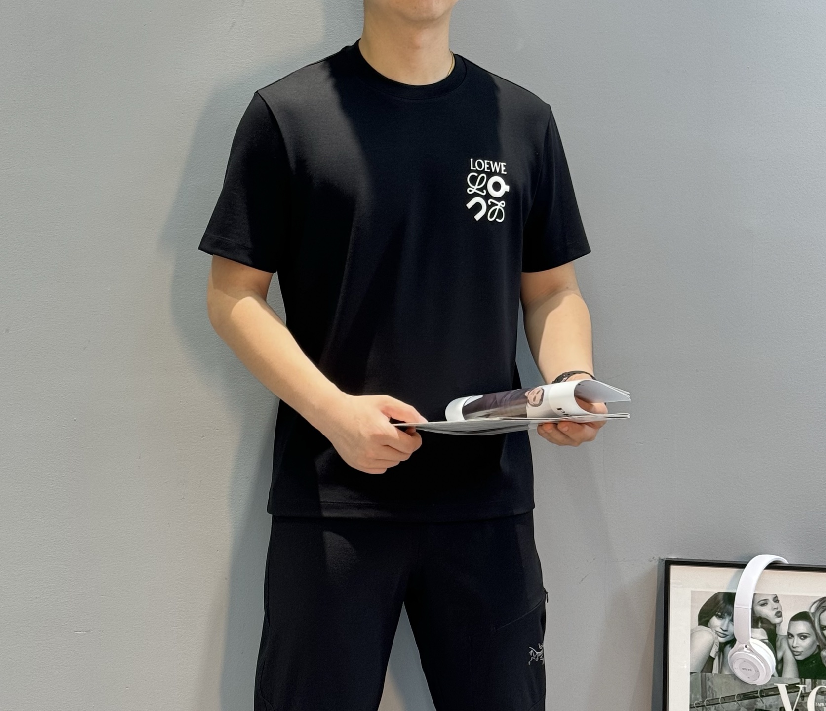 LOEW*E罗意威25s新品莫代尔T恤.联名昂跑原单品质！高品质280g莫代尔面料.超柔软超级质感.舒适