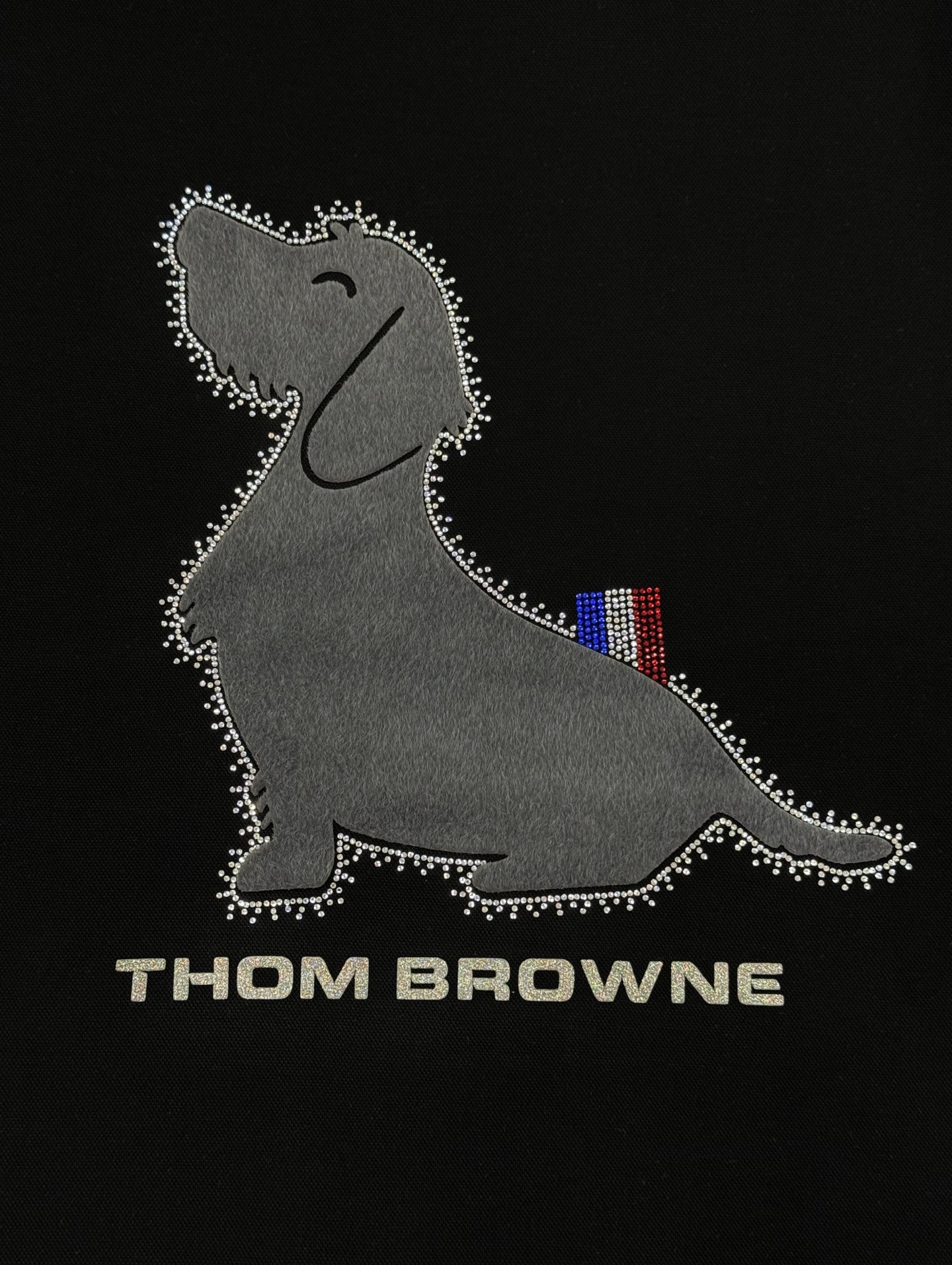 THOM BROWNE汤姆布朗新款连帽卫衣.男女同款！胸口及后背经典TB小狗造型设计.高温叠加烫画工艺.