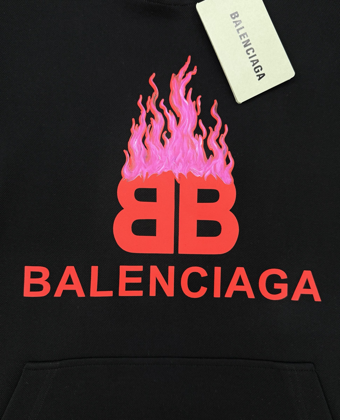 BALENCIAG*巴黎世家新款连帽卫衣.男女同款推荐！优选380g天丝棉面料，柔软舒适.透气吸汗.上身