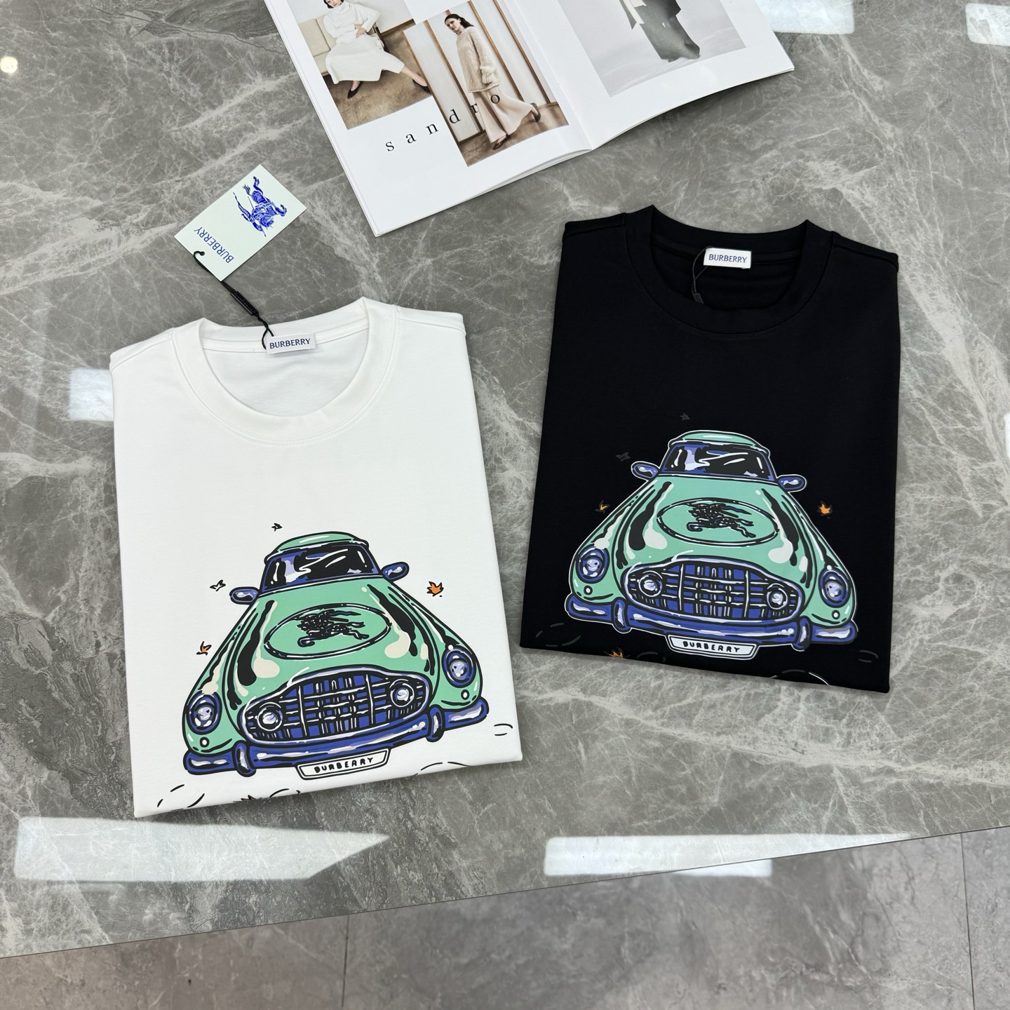 BBR*巴宝-莉新款莫代尔T恤.焕新升级百搭基础款，贸易公司出品！！甄选优质有机300g莫代尔棉面料，透