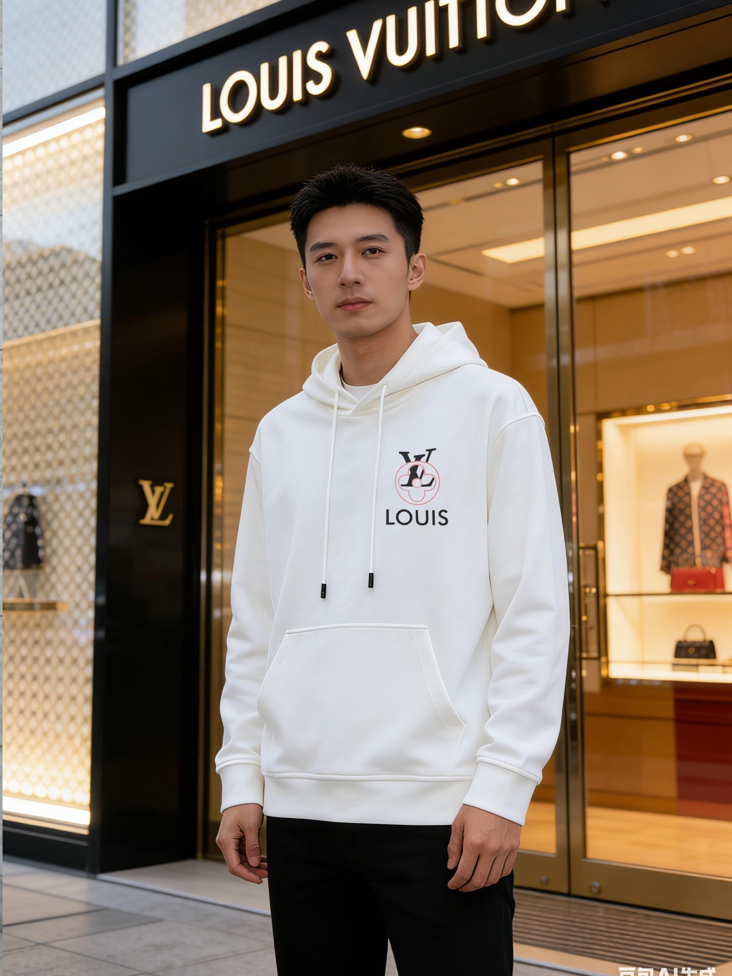 驴牌*新款连帽天丝卫衣.男女同款！品牌图形以标志性的元素做为特色，成就最火最潮的icon..甄选380g