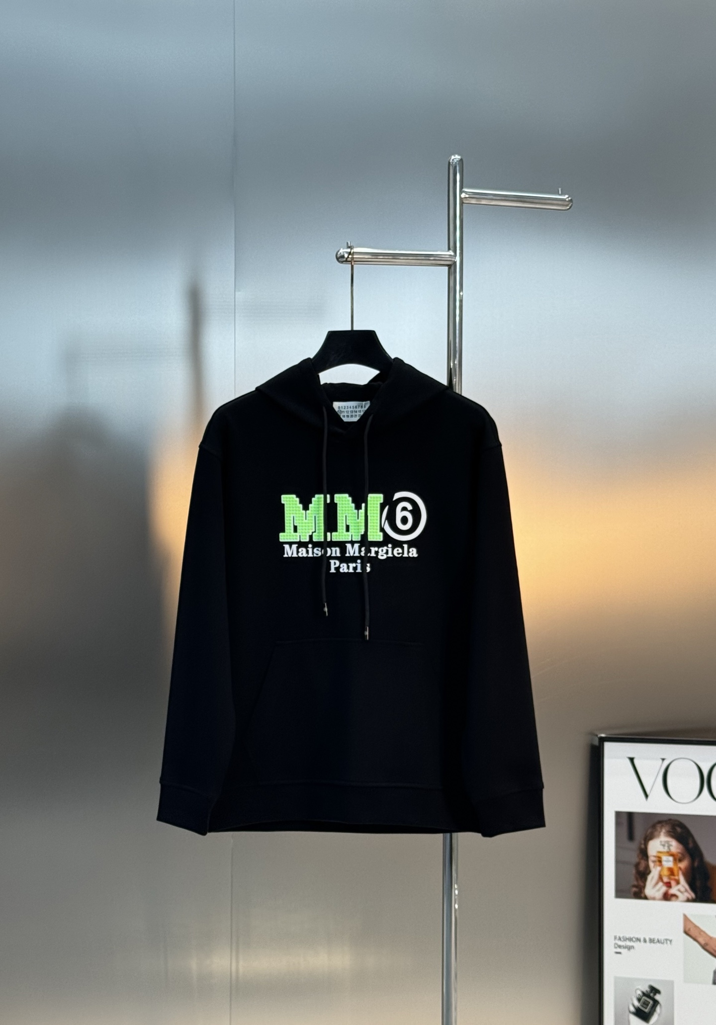 Maison Margiela新款连帽天丝卫衣.男女同款！马吉拉经典图形字母设计.特别之作！双层立体烫画