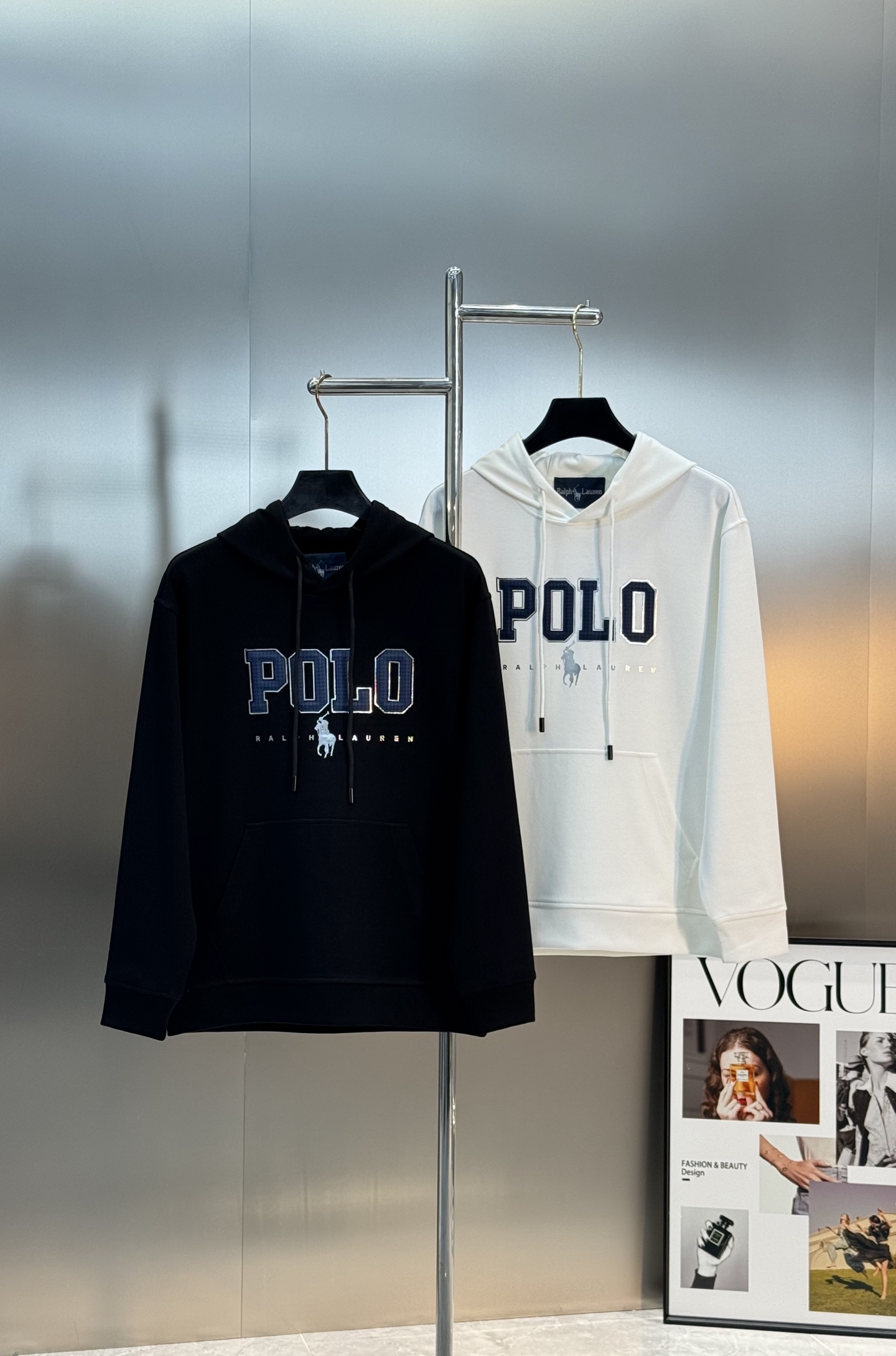 Polo拉夫劳伦新款连帽卫衣.男女同款～潮人必备！胸前定制品牌图形烫画工艺.经典G字母Polo设计.减龄