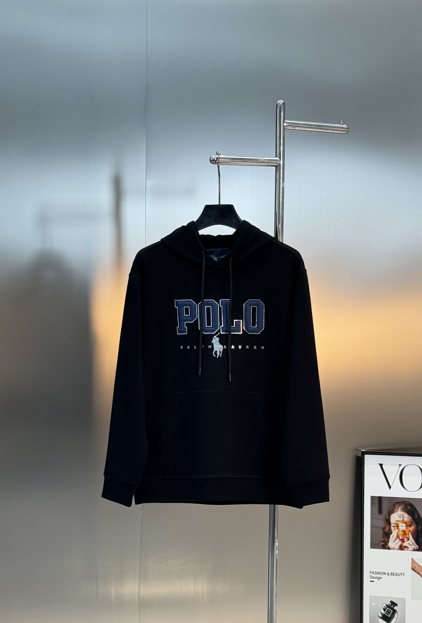 Polo拉夫劳伦新款连帽卫衣.男女同款～潮人必备！胸前定制品牌图形烫画工艺.经典G字母Polo设计.减龄