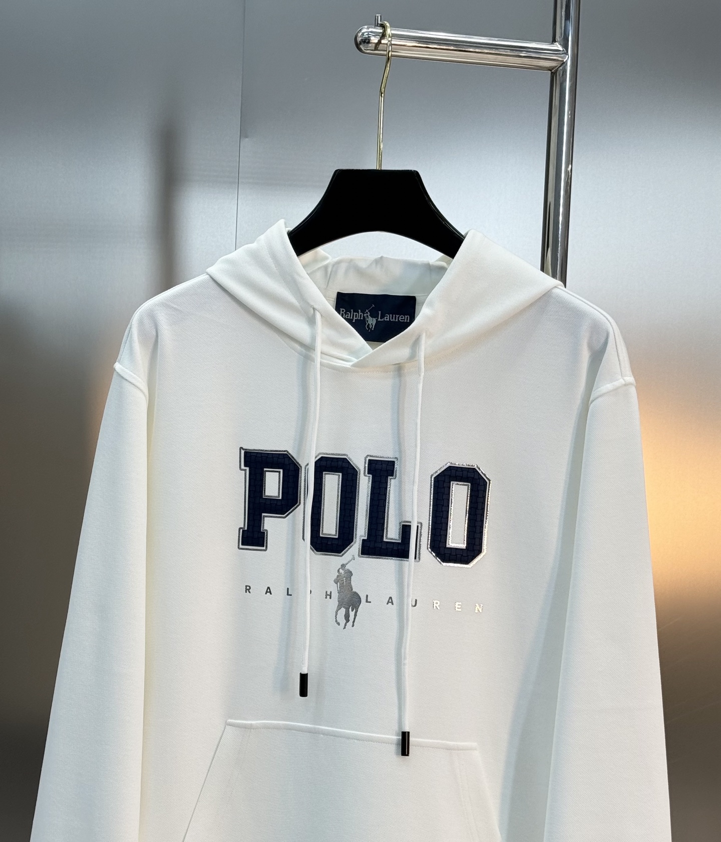 Polo拉夫劳伦新款连帽卫衣.男女同款～潮人必备！胸前定制品牌图形烫画工艺.经典G字母Polo设计.减龄