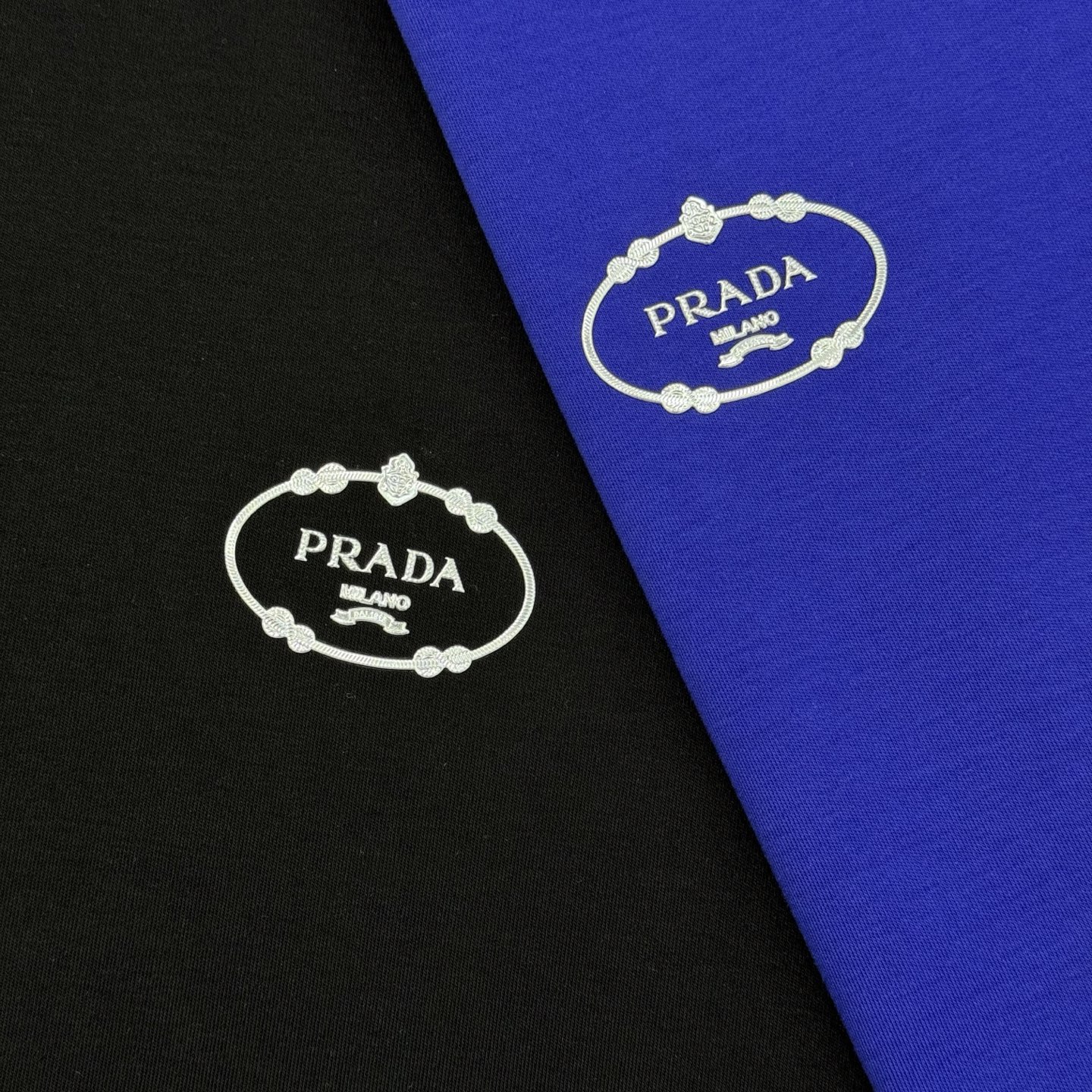 PRAD*普拉达新款莫代尔T恤.优秀品质和当代流行元素搭配.前胸高周波工艺.质感LOGO超强标签，烫画设