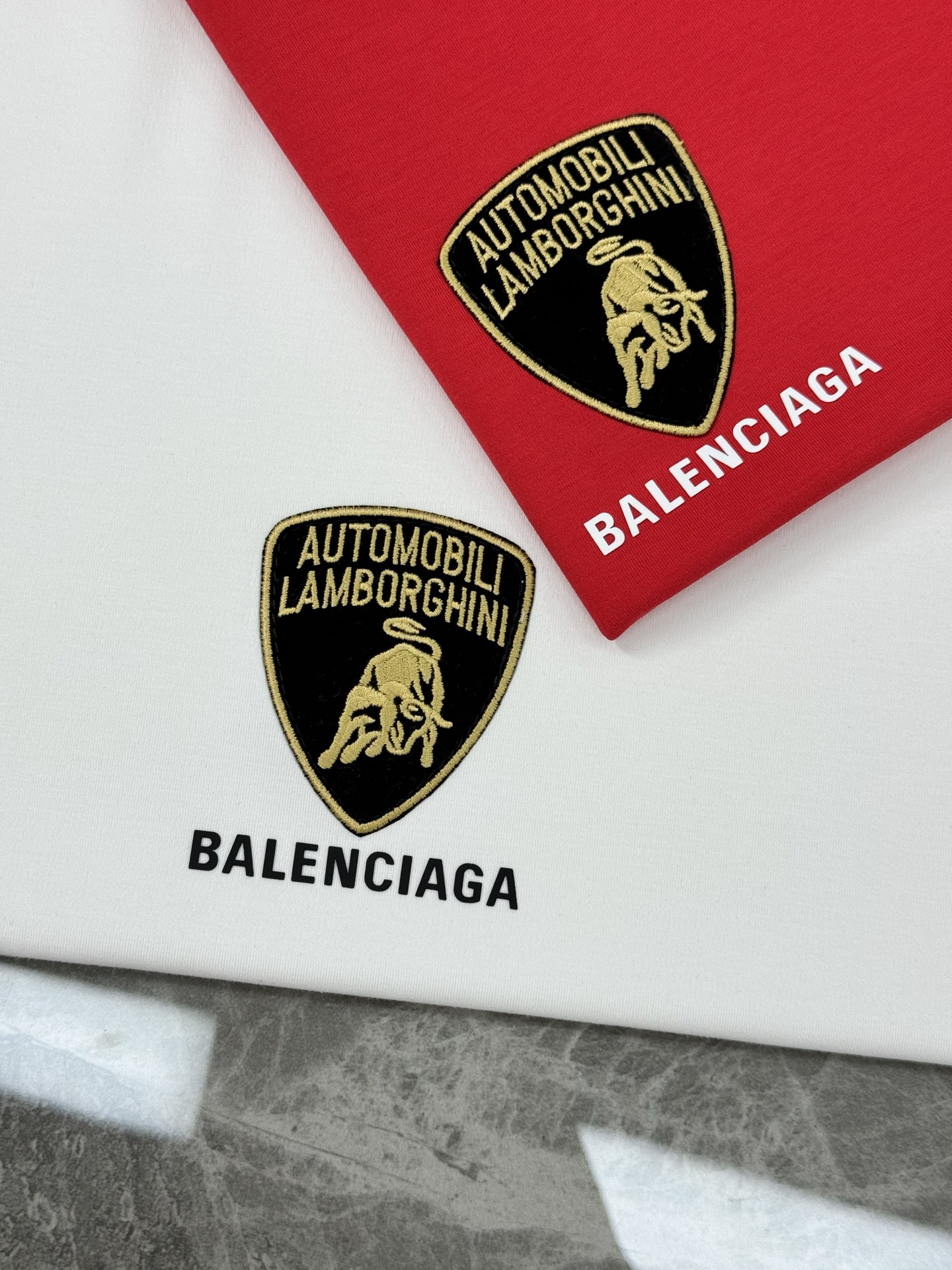 BALENCIA*GA巴黎世家新款莫代尔T恤.联名款兰博基尼.供定制100%高克重300g莫代尔棉材质制