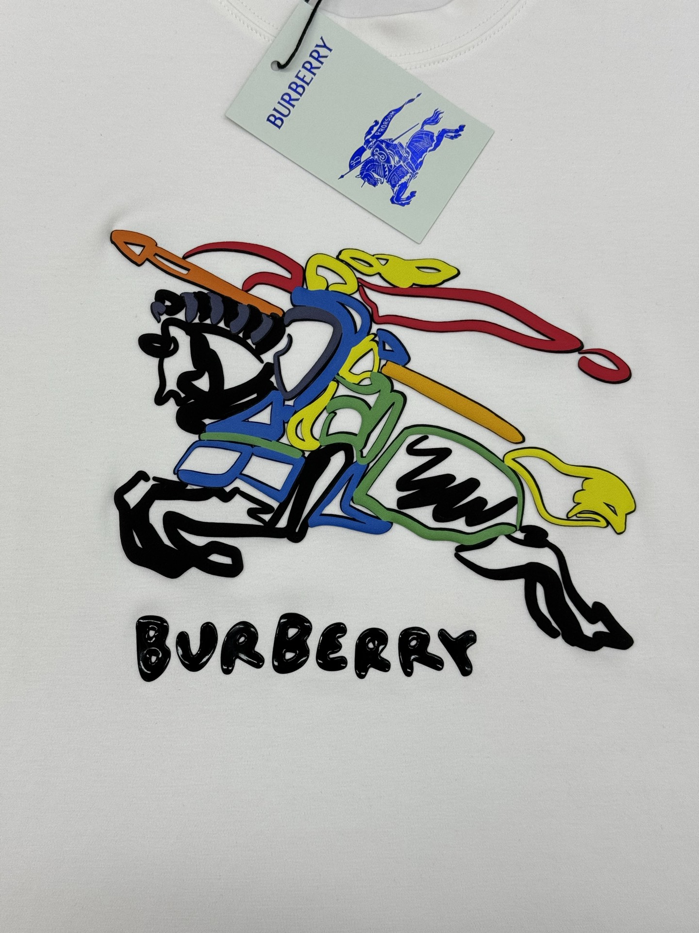 BBR*巴宝莉新款莫代尔T恤.焕新升级百搭基础款，贸易公司出品！！甄选优质有机300g莫代尔棉面料，透气
