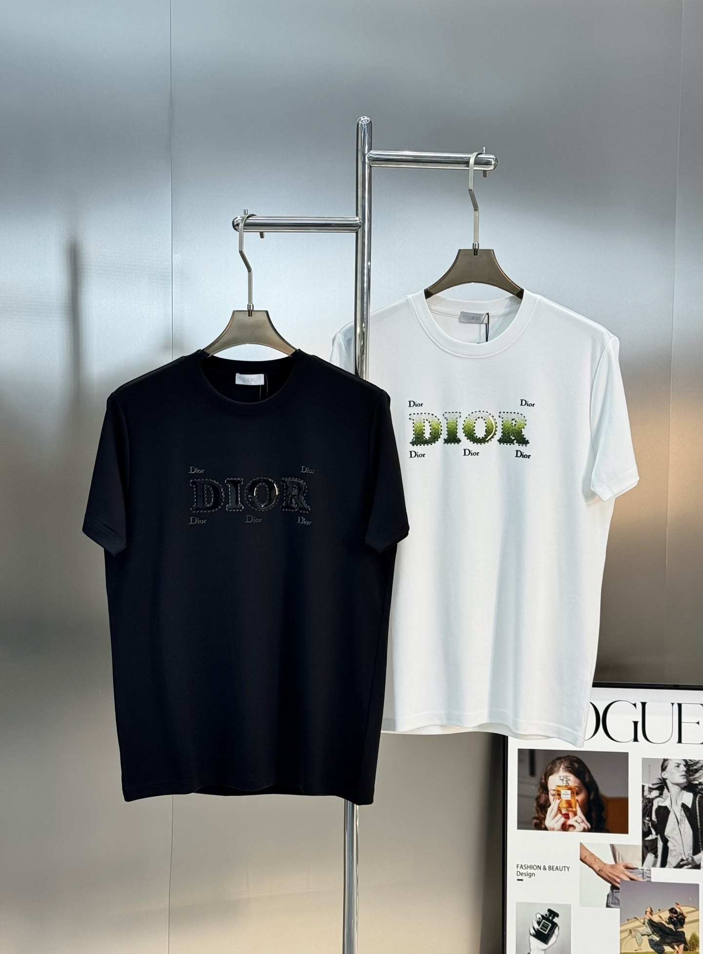 Dior迪奥新款莫代尔短袖T恤.焕新升级百搭基础款，贸易公司出品！！甄选优质有机300g莫代尔棉面料，透