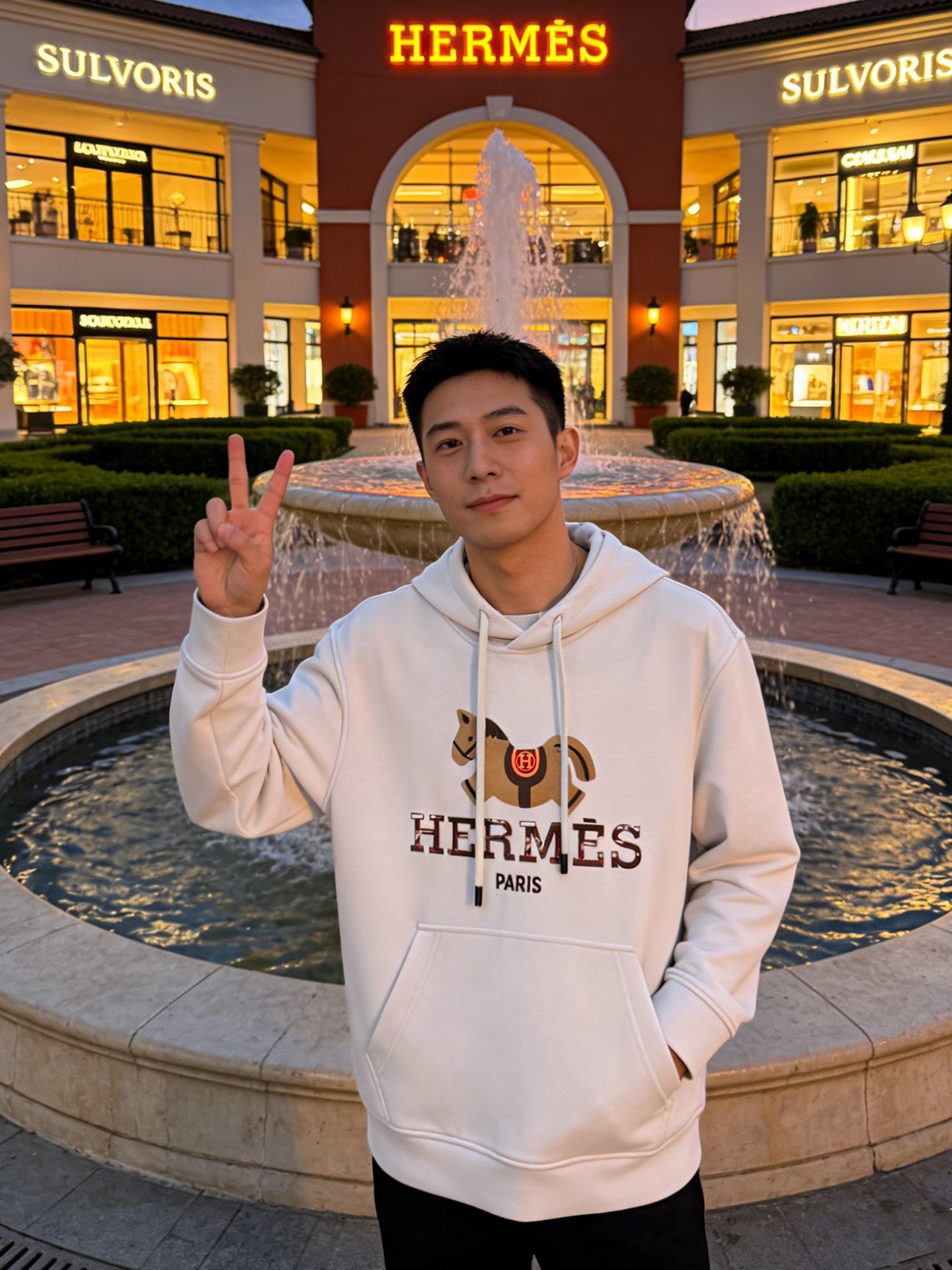 Hermès爱马仕新款连帽卫衣，棉莫柔软棉质面料，舒适又保暖，日常穿搭超百搭!正面有经典“HERMÈS 