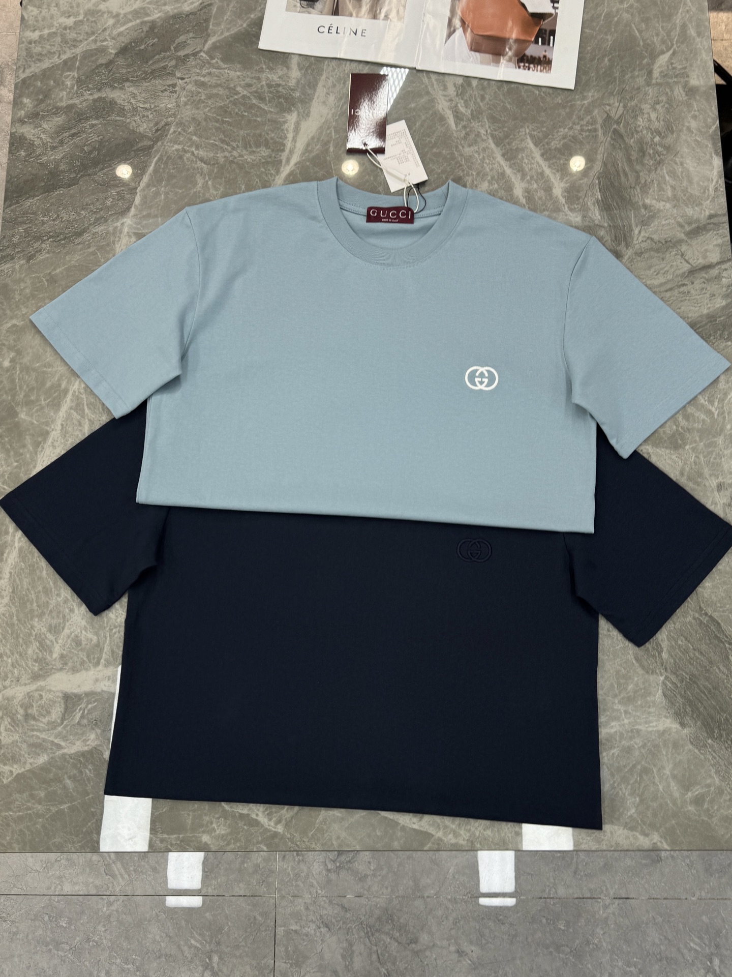 。🌾 GUCCI26s新品刺绣短袖T恤，男女同款❤️采用高品质纯棉，柔软亲肤又透气，夏天穿超舒服!圆领设