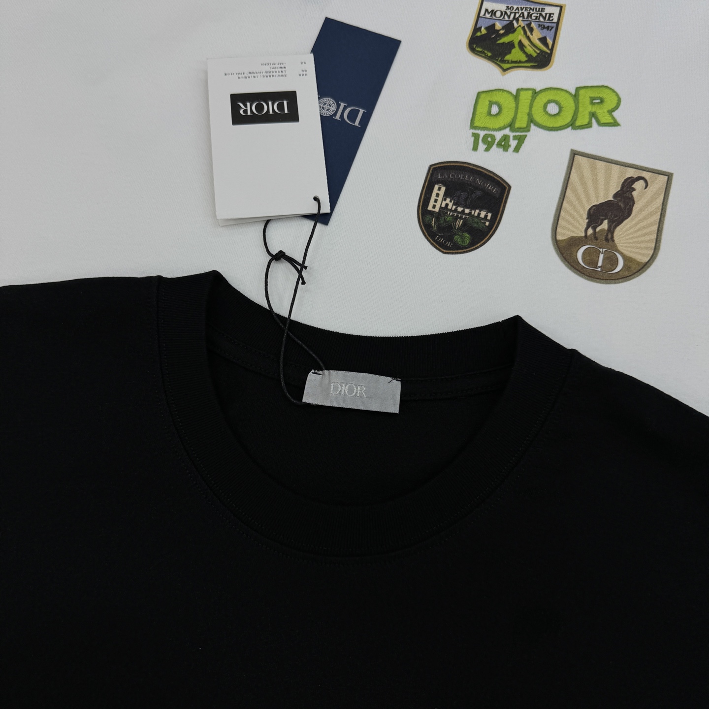 。🌾 Dior26s新品刺绣🪡T恤，小红书同步！男女同款❤️高克重纯棉材质，穿着舒适透气，日常出街超适合