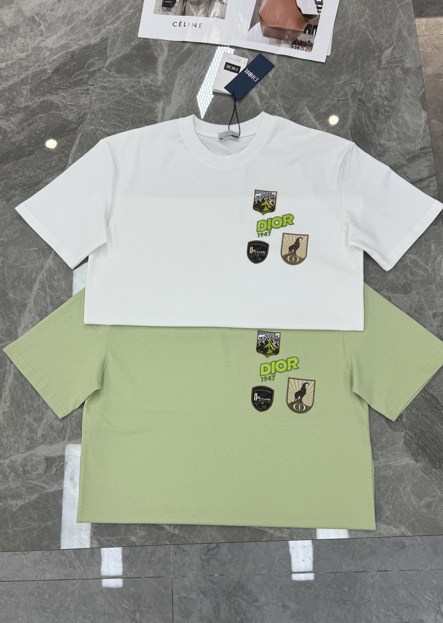 。🌾 Dior26s新品刺绣🪡T恤，小红书同步！男女同款❤️高克重纯棉材质，穿着舒适透气，日常出街超适合