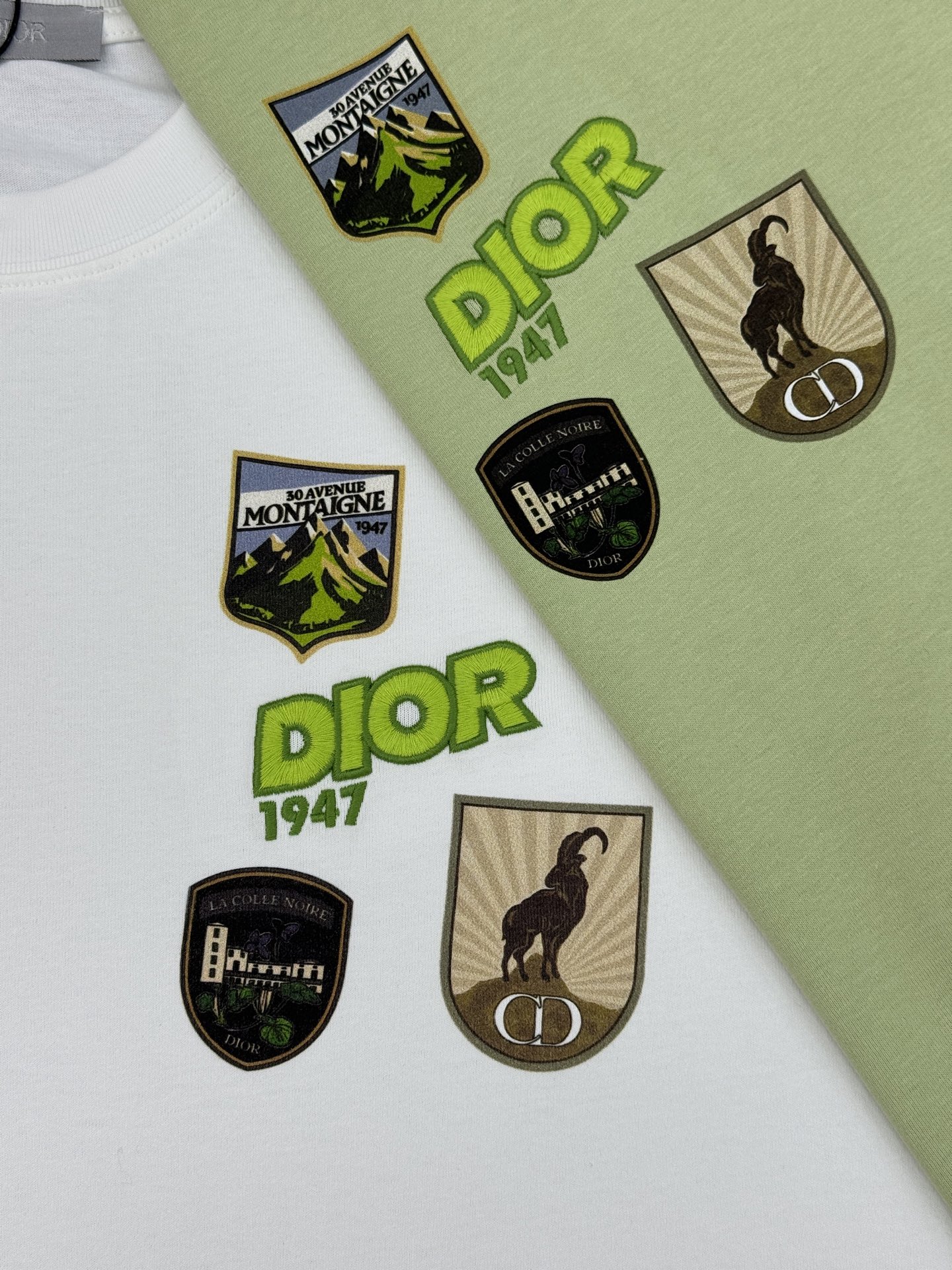 。🌾 Dior26s新品刺绣🪡T恤，小红书同步！男女同款❤️高克重纯棉材质，穿着舒适透气，日常出街超适合