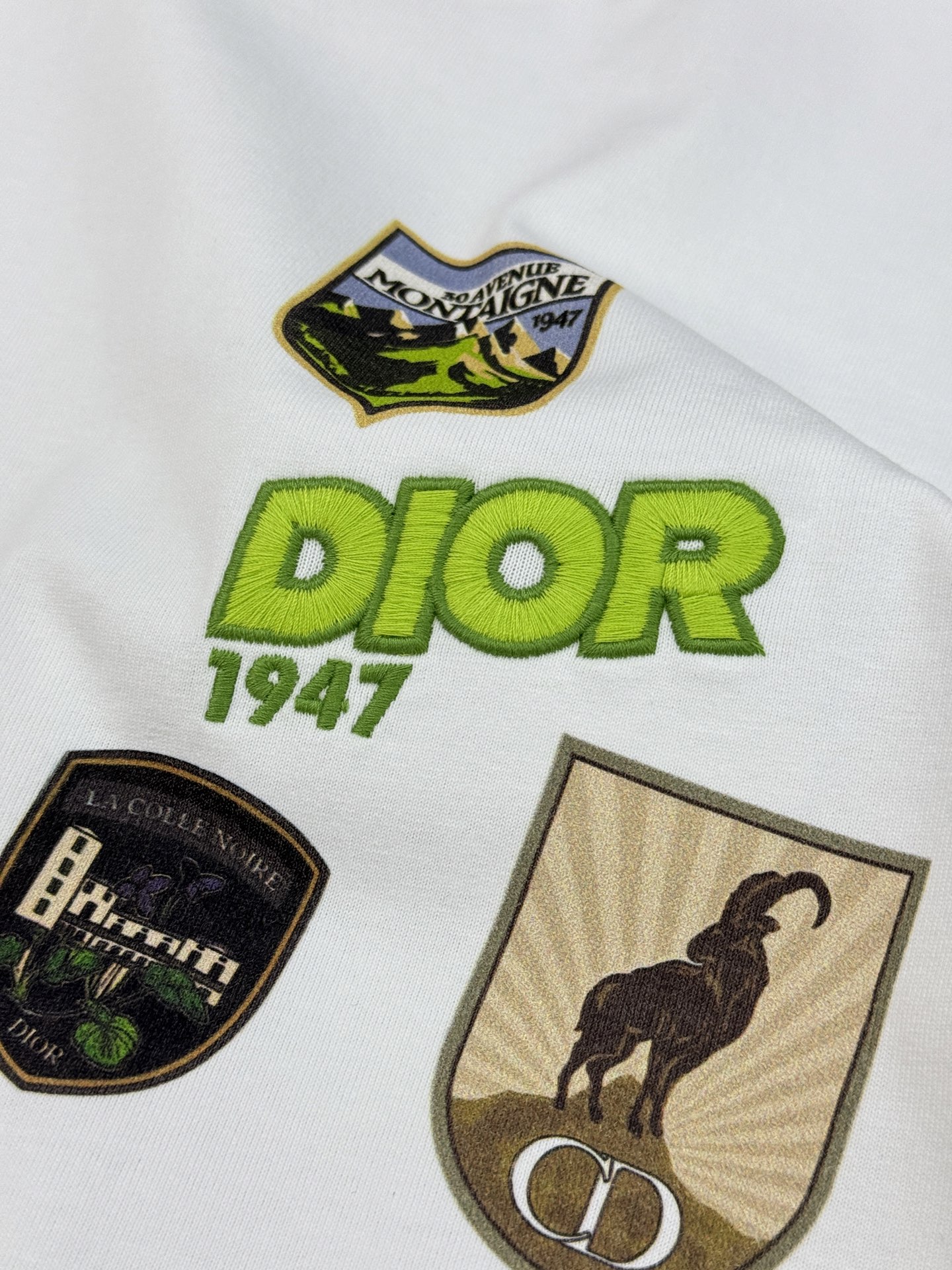 。🌾 Dior26s新品刺绣🪡T恤，小红书同步！男女同款❤️高克重纯棉材质，穿着舒适透气，日常出街超适合