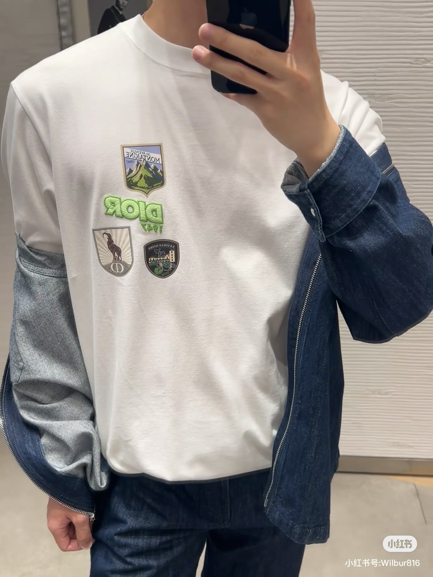 。🌾 Dior26s新品刺绣🪡T恤，小红书同步！男女同款❤️高克重纯棉材质，穿着舒适透气，日常出街超适合