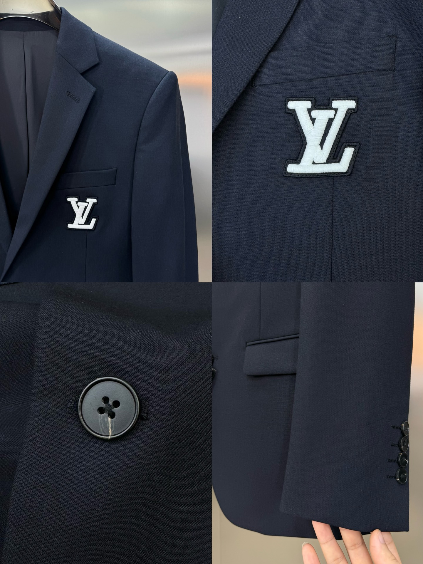 驴牌*路易威登25s新款男士商务套西！超高端顶尖一线成衣手工系列，西装领域里的佼佼者，世界公认的顶级面料