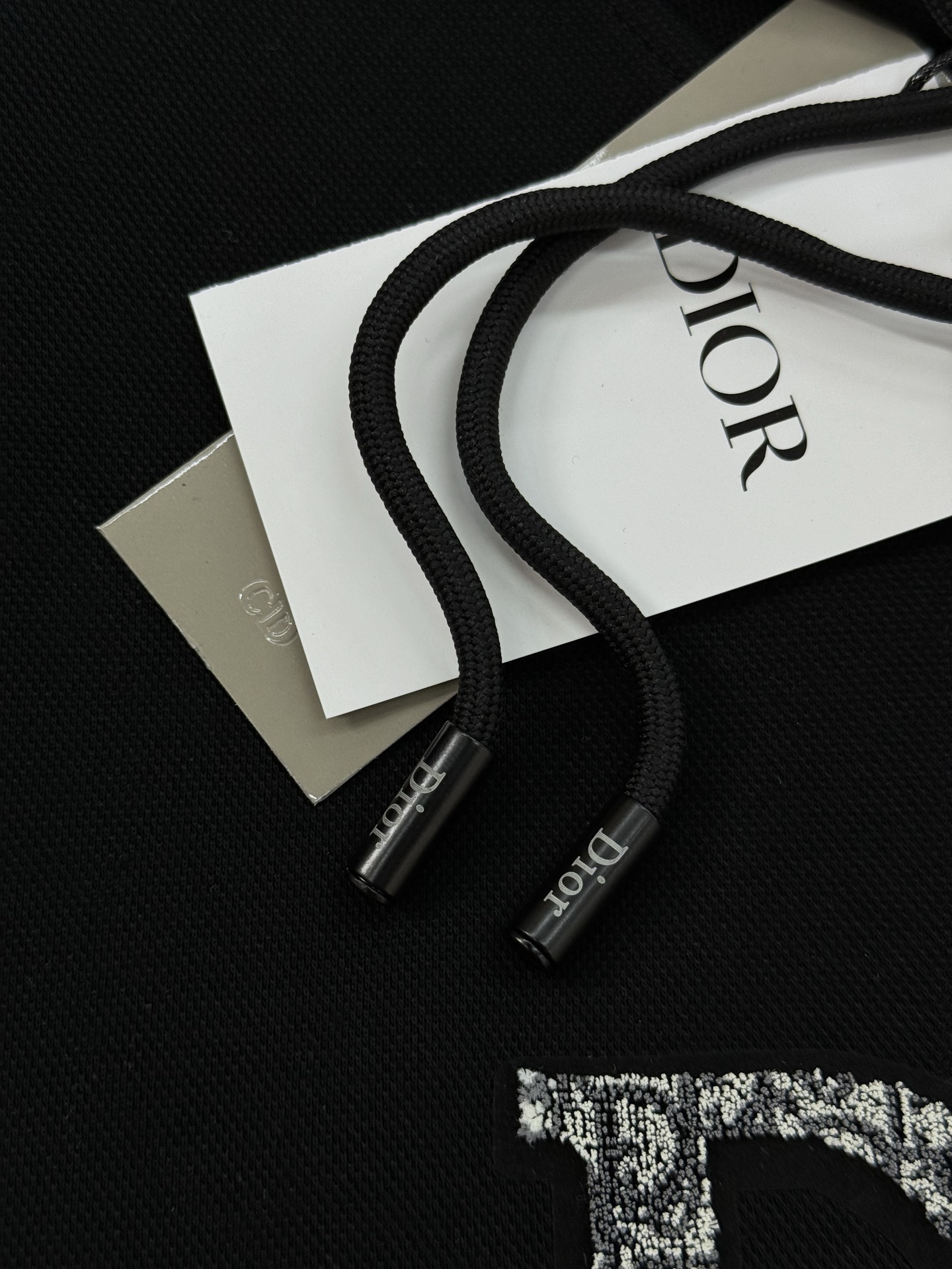 Dior Peter Doig联名刺绣连帽卫衣💥迪奥与艺术家Peter Doig联名限定连帽卫衣，黑色款