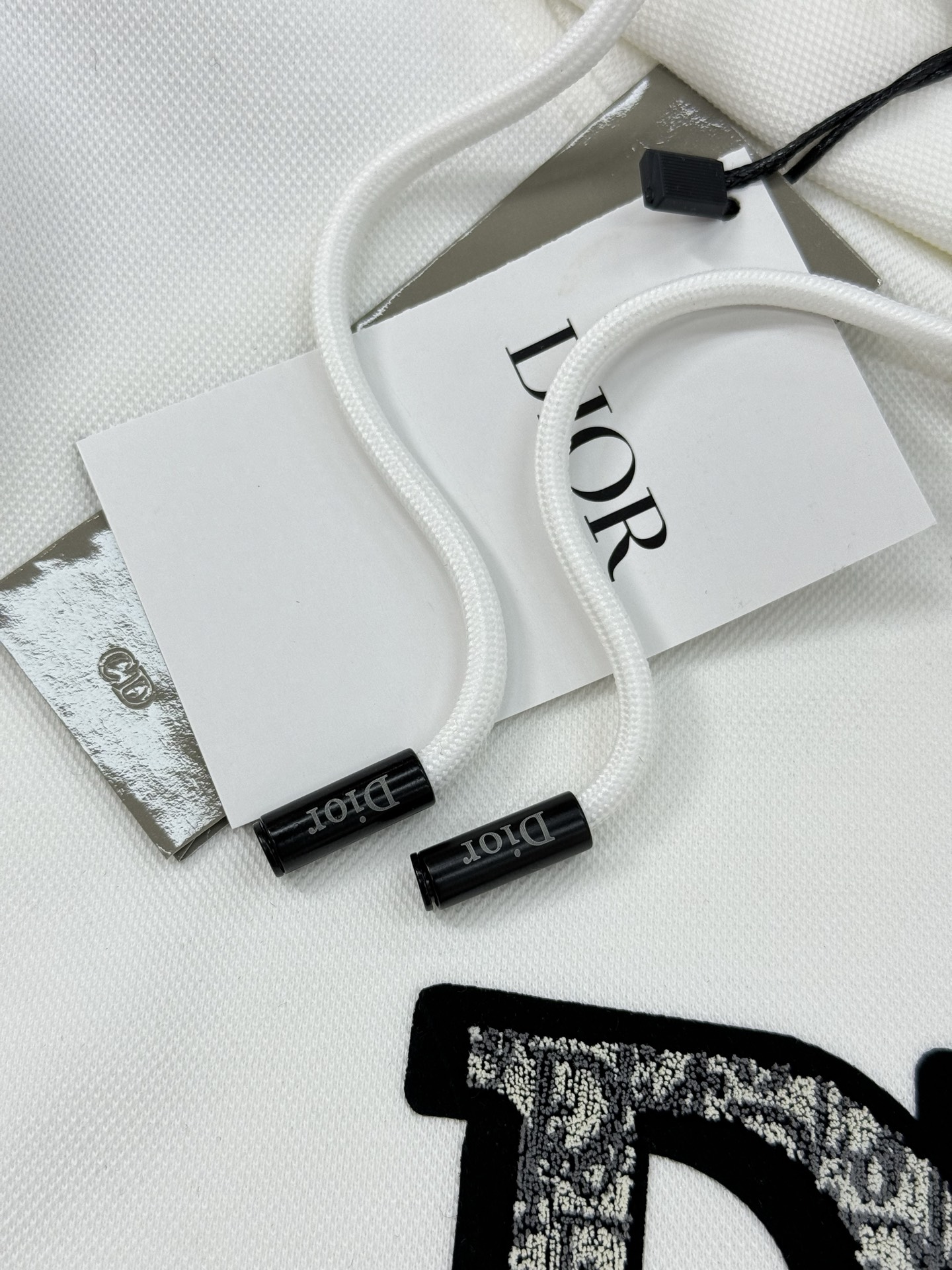 Dior Peter Doig联名刺绣连帽卫衣💥迪奥与艺术家Peter Doig联名限定连帽卫衣，黑色款