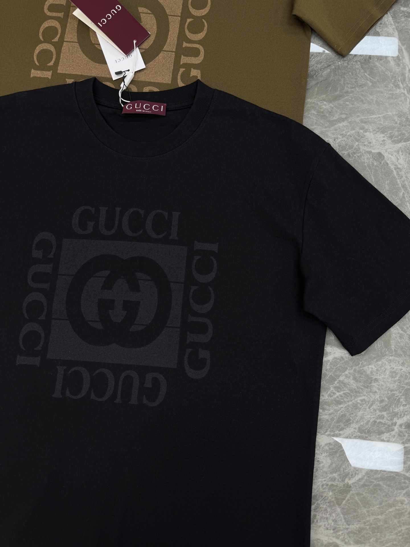 。🌾 Gucci26s潮牌印花短袖T恤.男女同款❤️古齐2026SS系列印花短袖T恤，采用YB原生全棉，