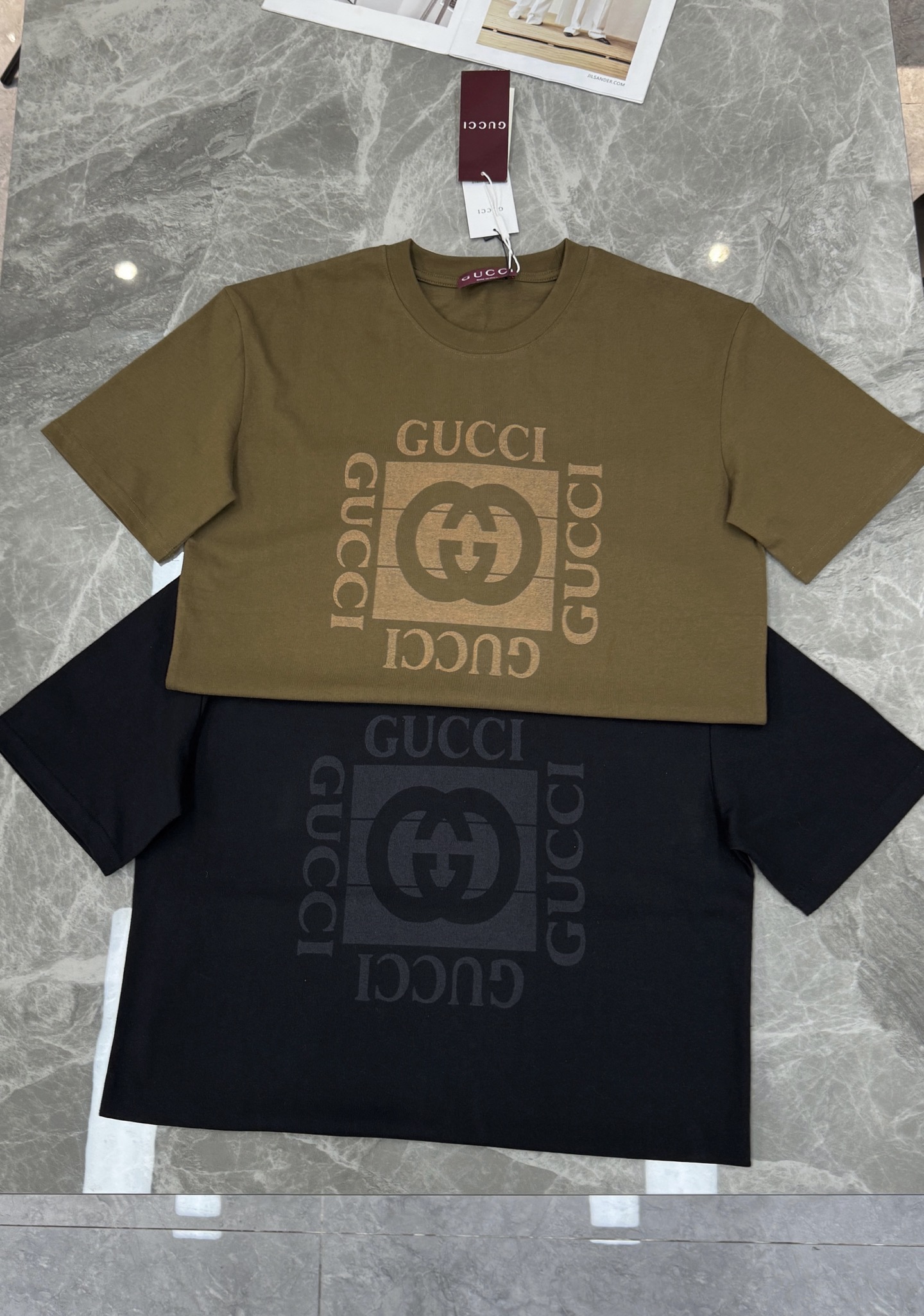 。🌾 Gucci26s潮牌印花短袖T恤.男女同款❤️古齐2026SS系列印花短袖T恤，采用YB原生全棉，