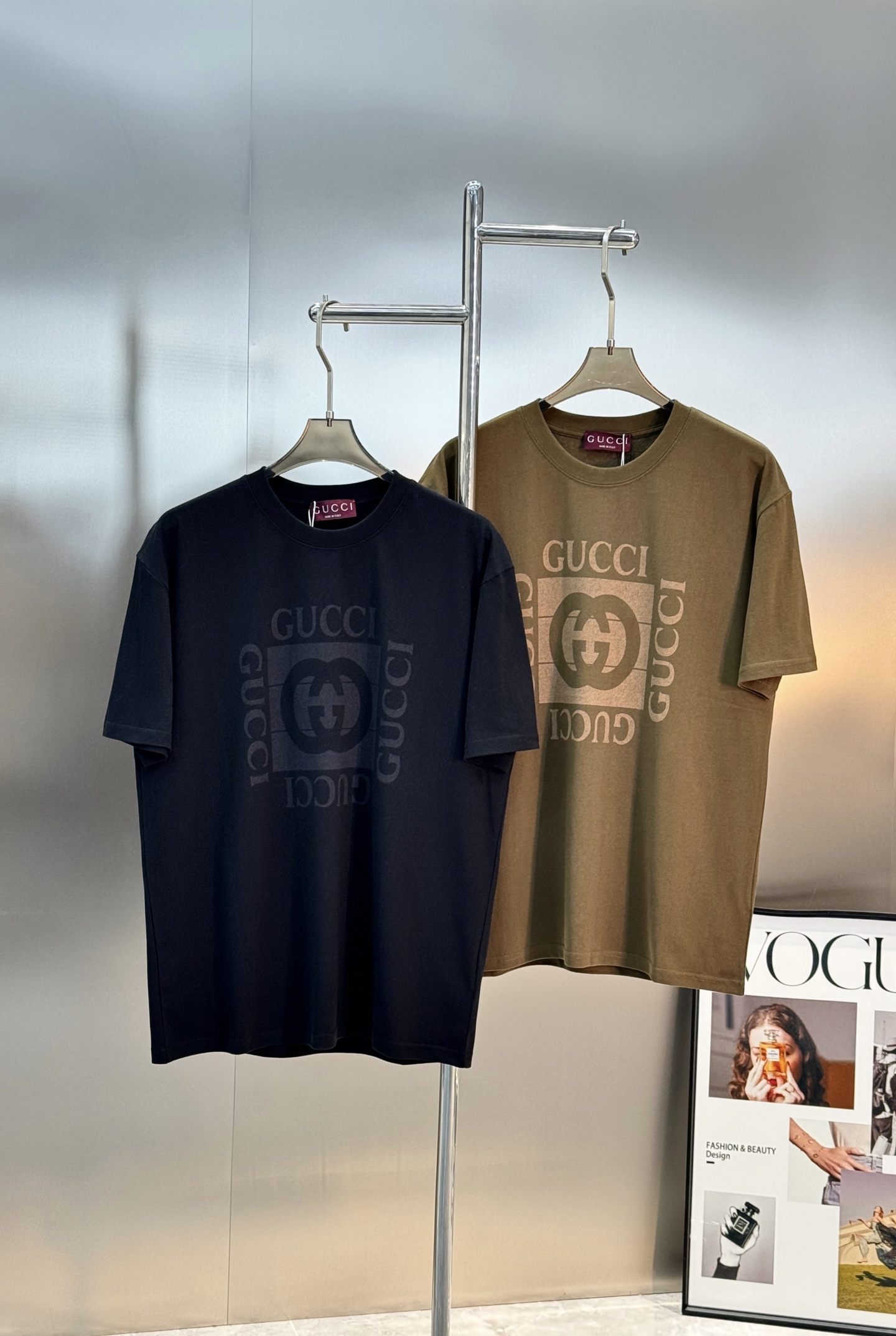 。🌾 Gucci26s潮牌印花短袖T恤.男女同款❤️古齐2026SS系列印花短袖T恤，采用YB原生全棉，